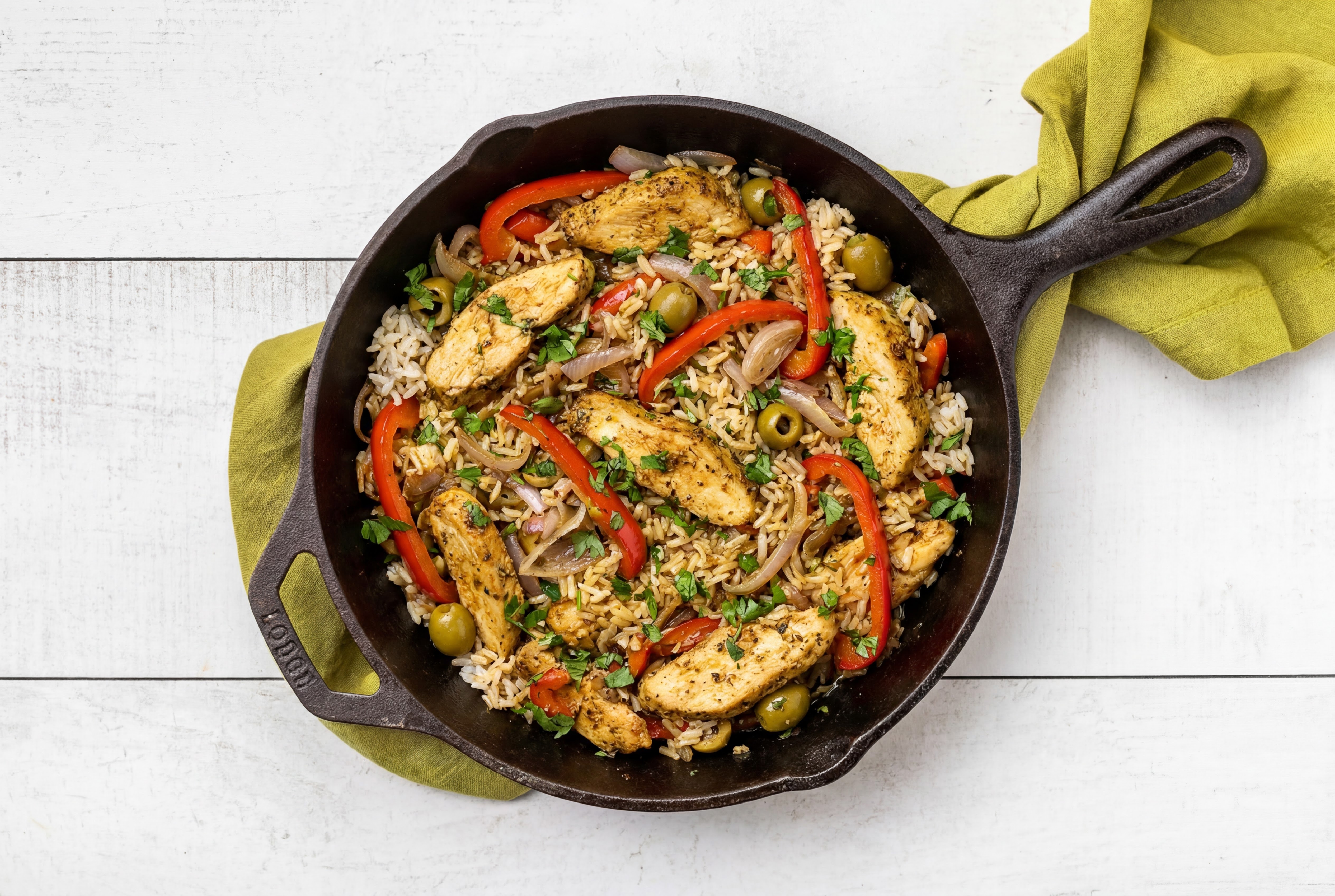 Weeknight Lemon Pepper Arroz Con Pollo