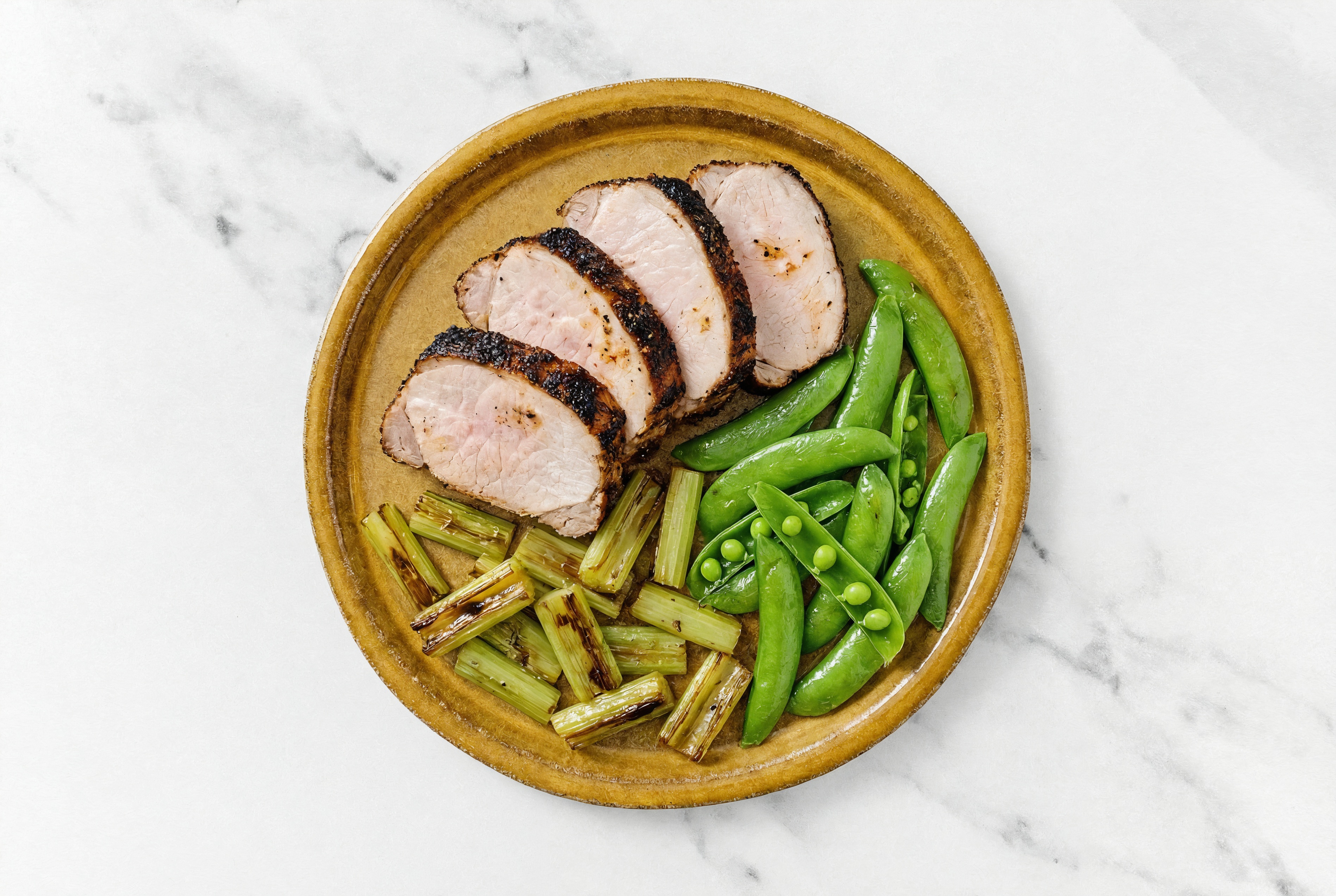 Blackened Pork Loin + Roasted Celery