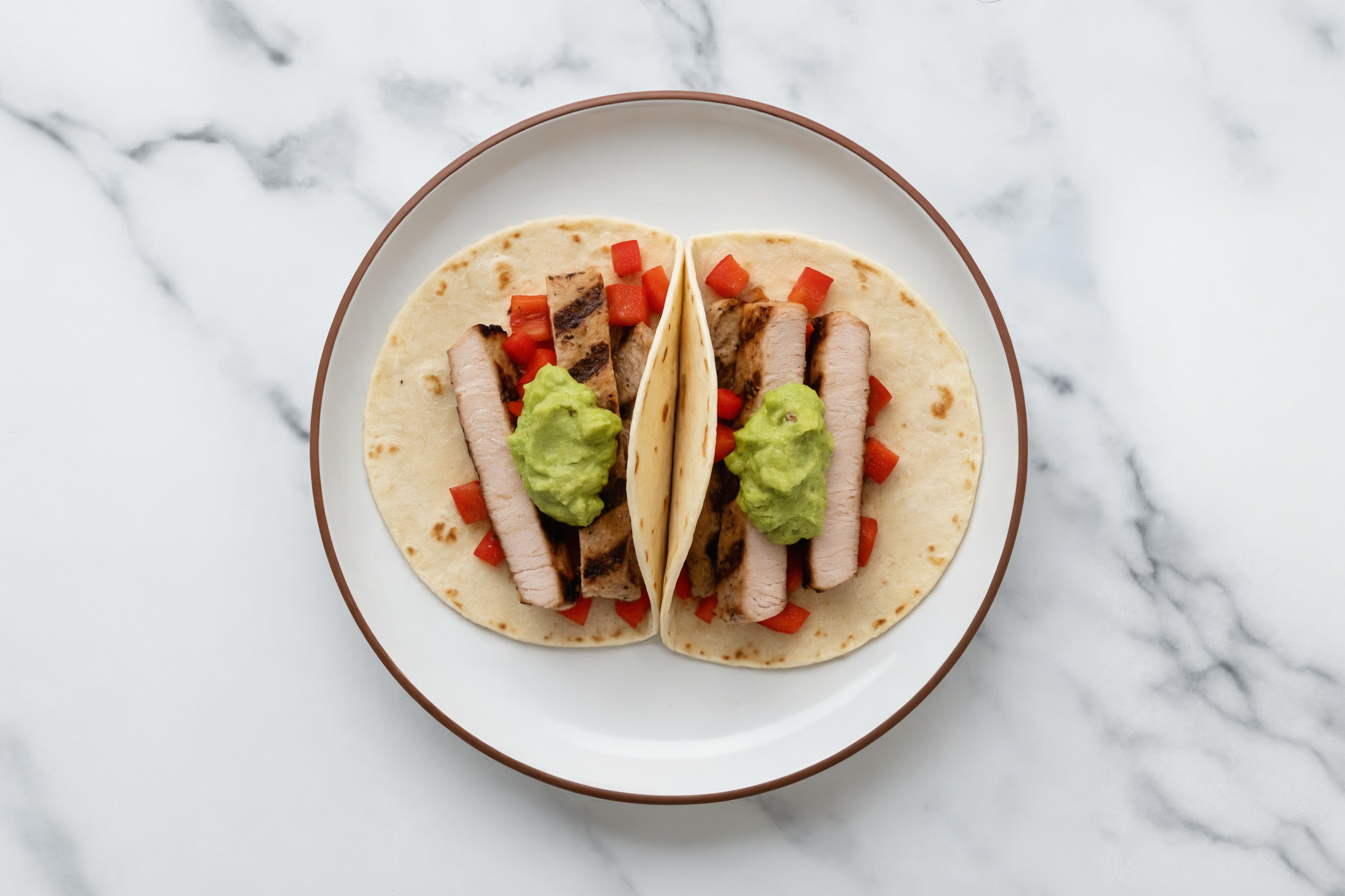 Grilled Pork + Organic Peppers Tacos
