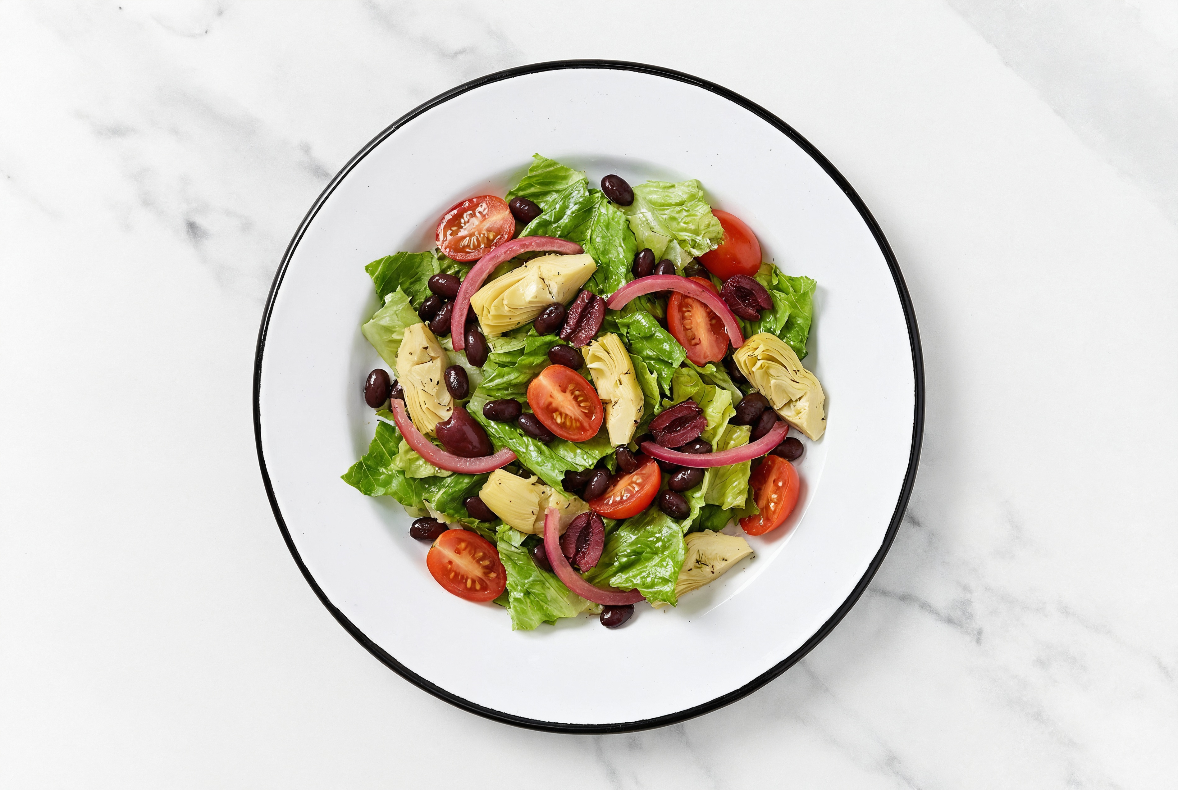 Herby Vegan Mediterranean Chopped Salad