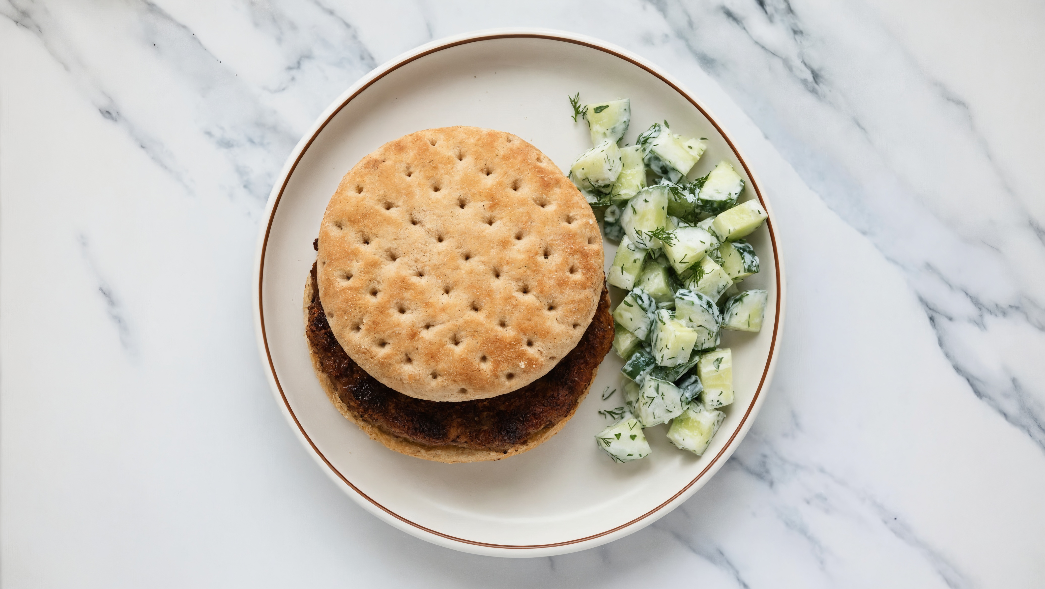 Tzatziki Cucumber Beyond Burger