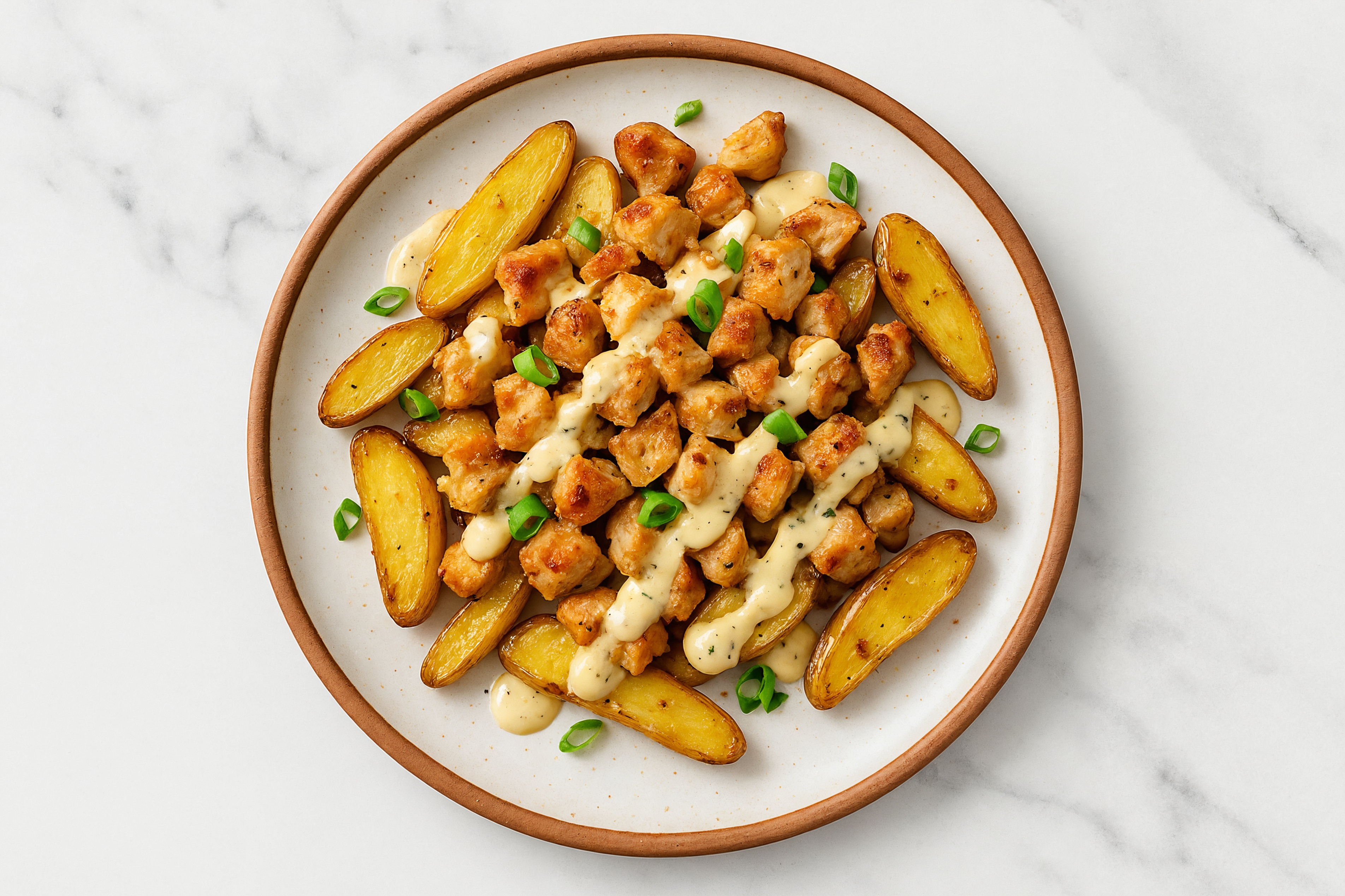 Chicken Bacon Ranch Loaded Fingerlings