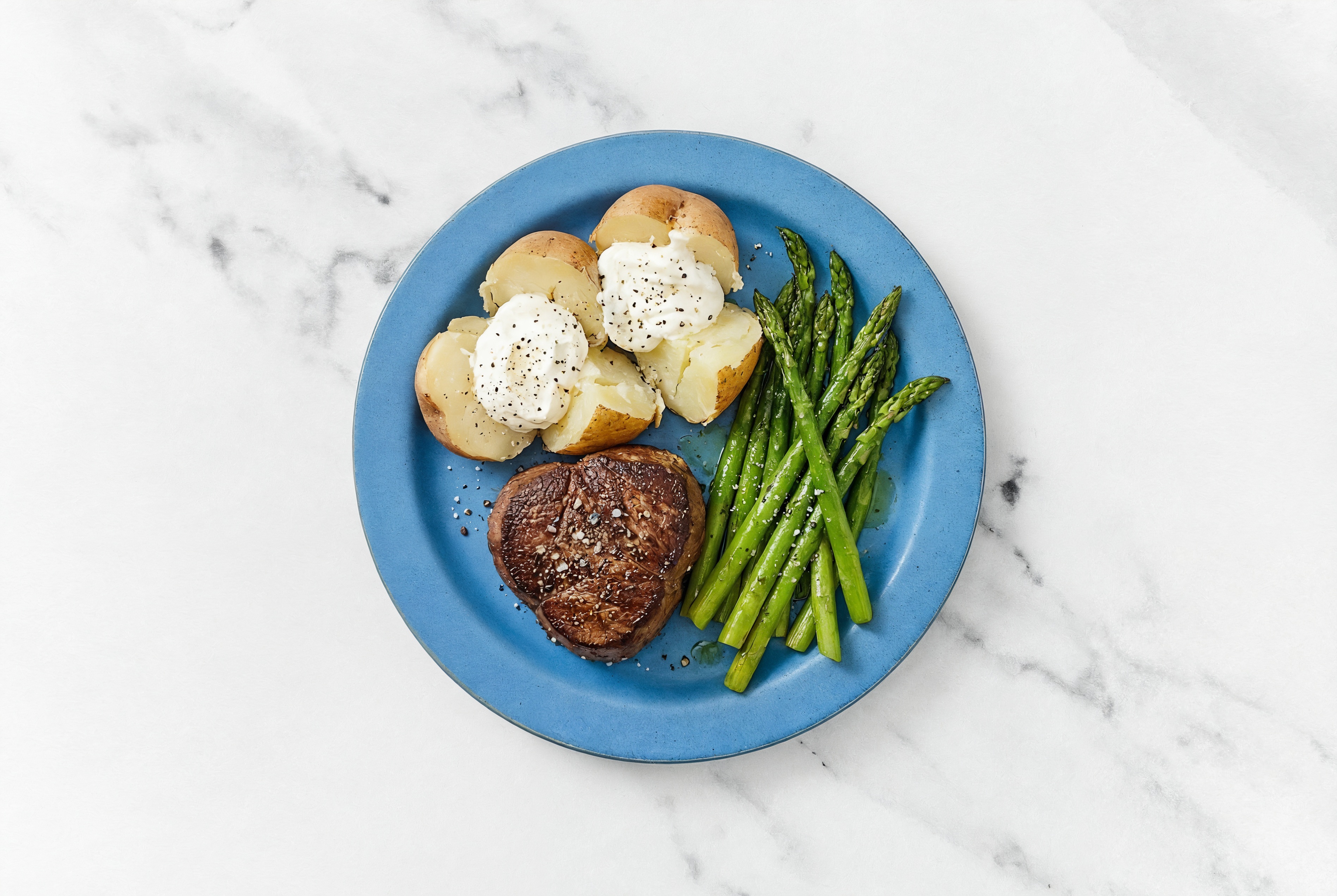  Steakhouse-Style Filet Mignon + Baked Potato