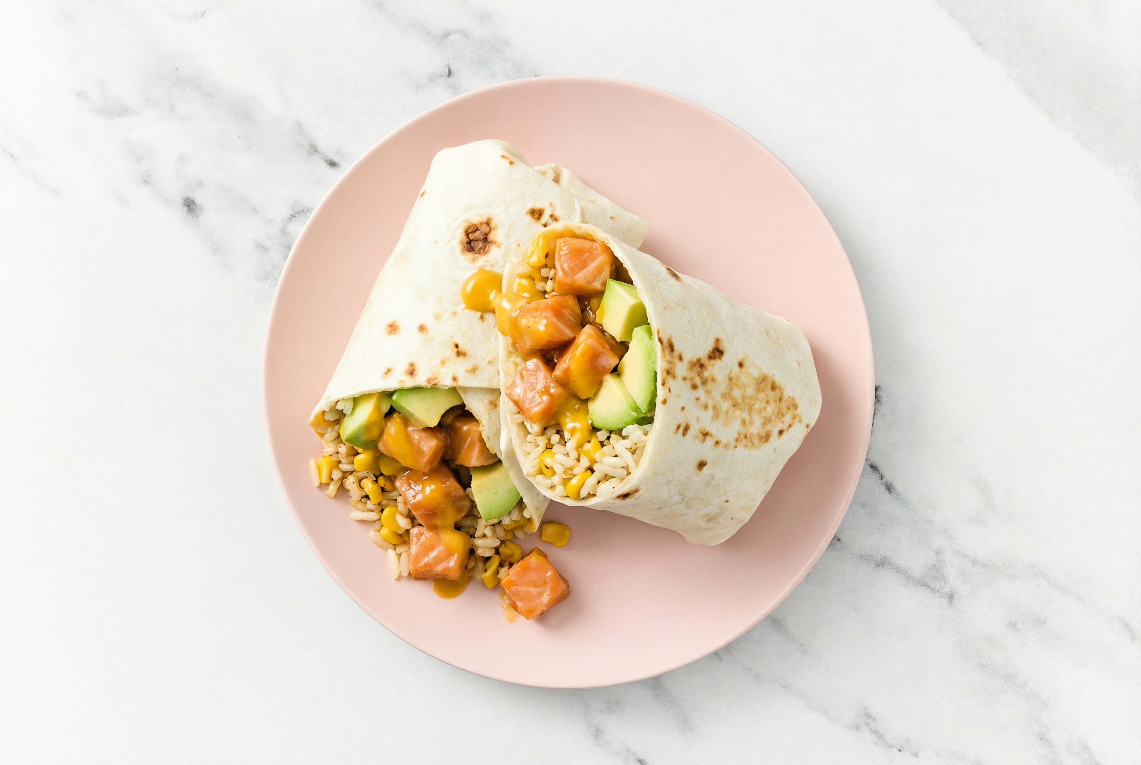 Salmon Poke Burrito
