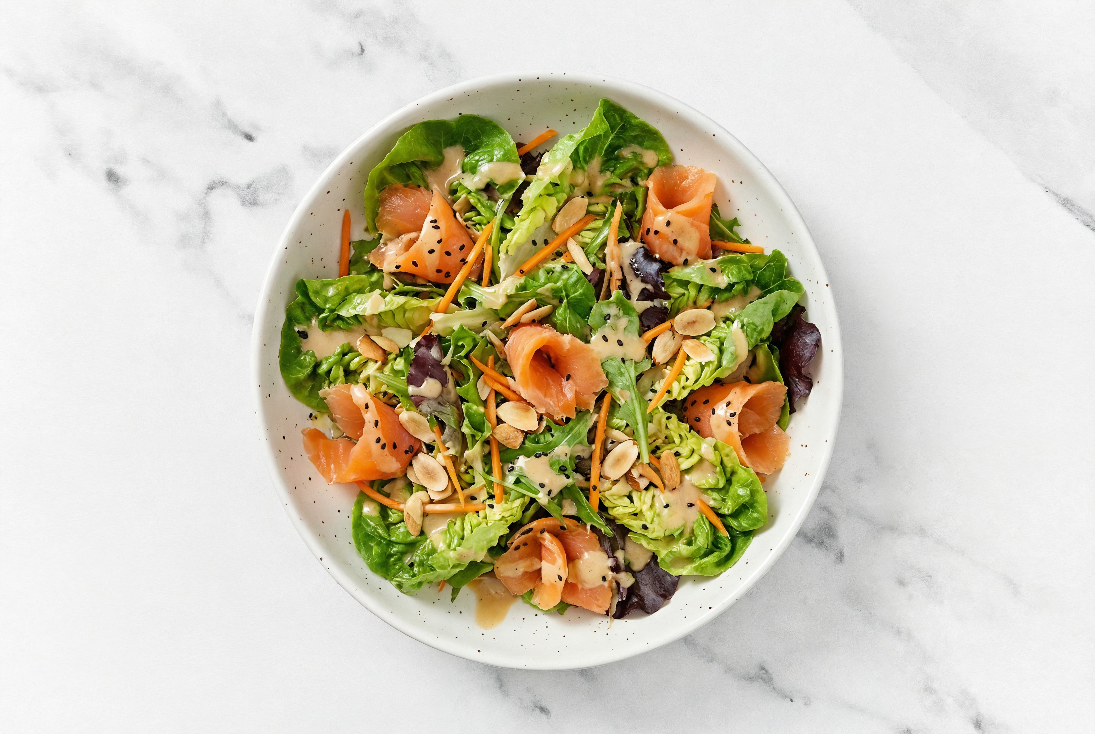Little Gem Salad with Smoked Salmon