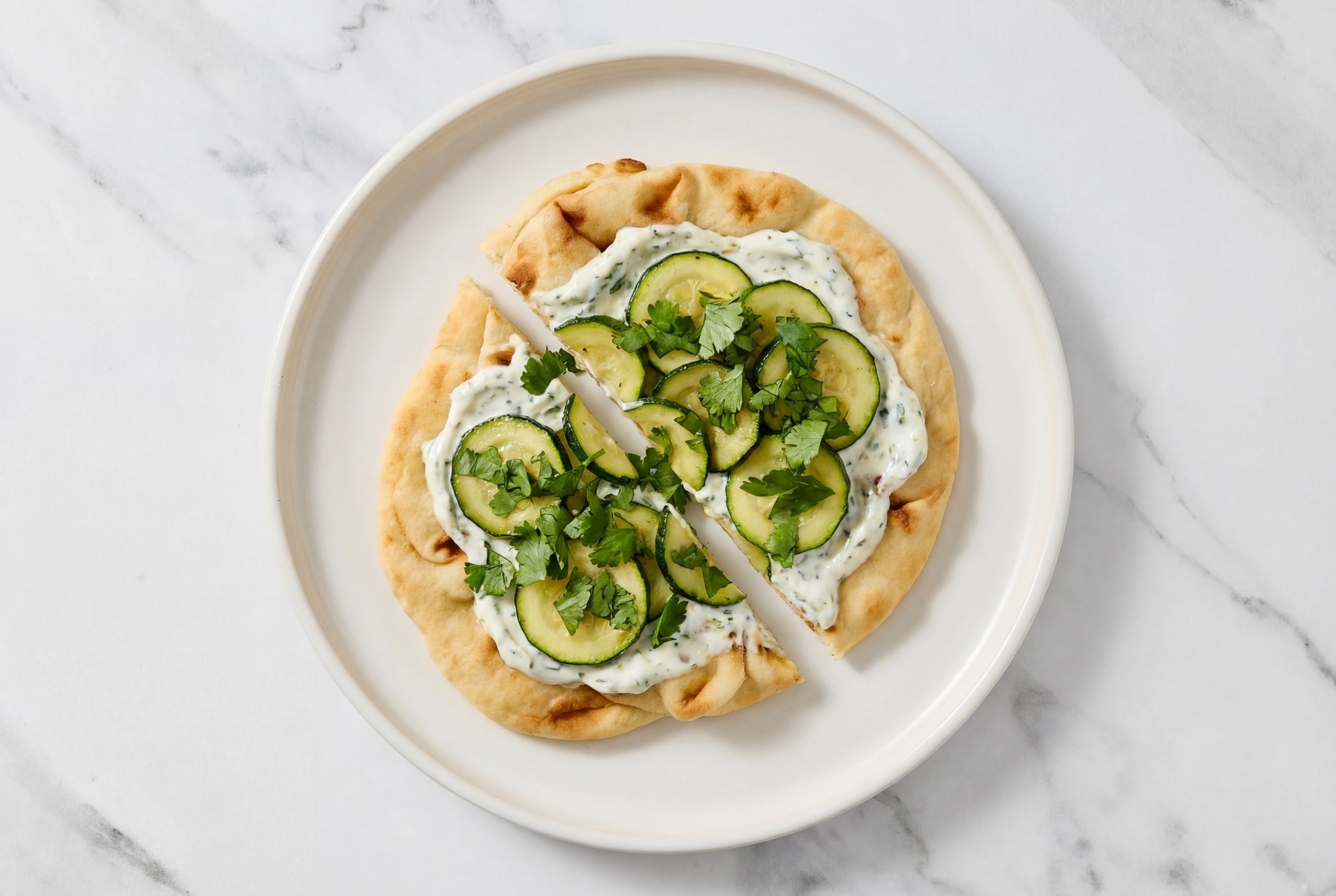  Mediterranean Zucchini Flatbread