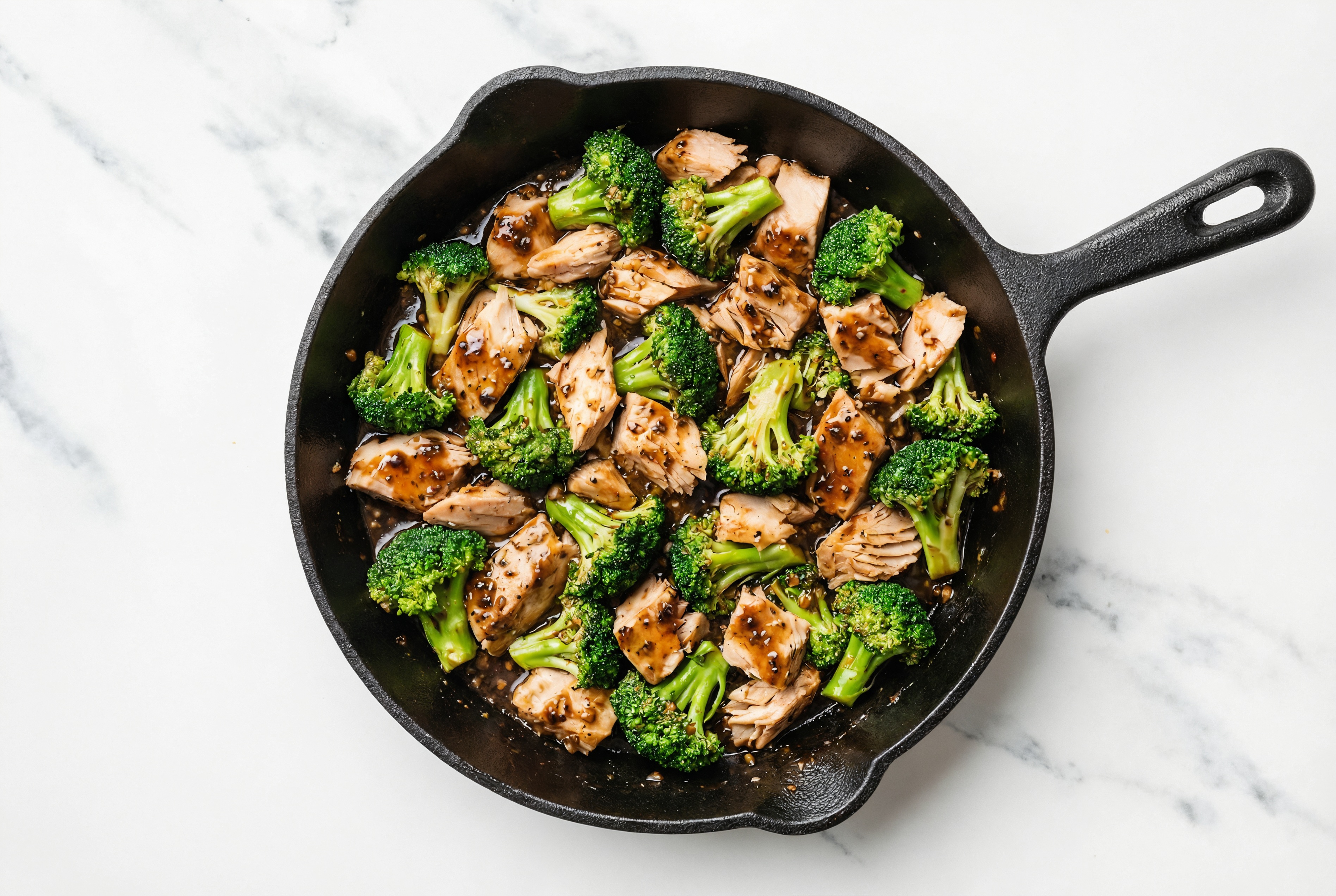 Tangy Pepper Albacore Tuna Stir-Fry with Broccoli