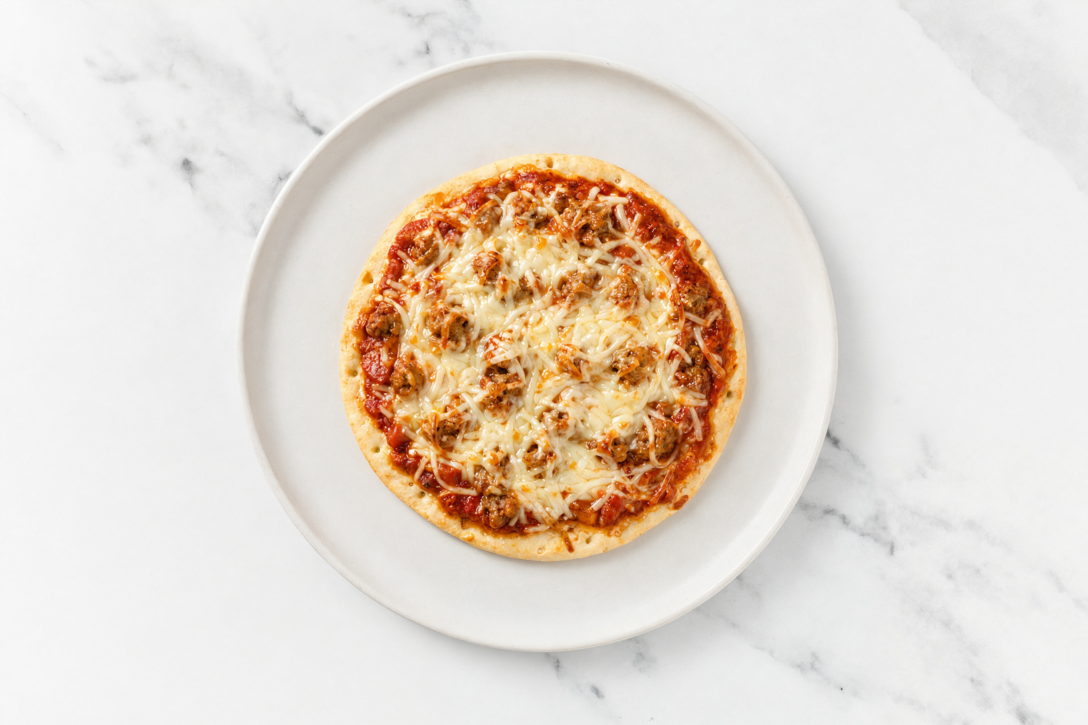 Classic Shredded Italian Cheese Blend Sausage Gluten-Free Pizza Crusts