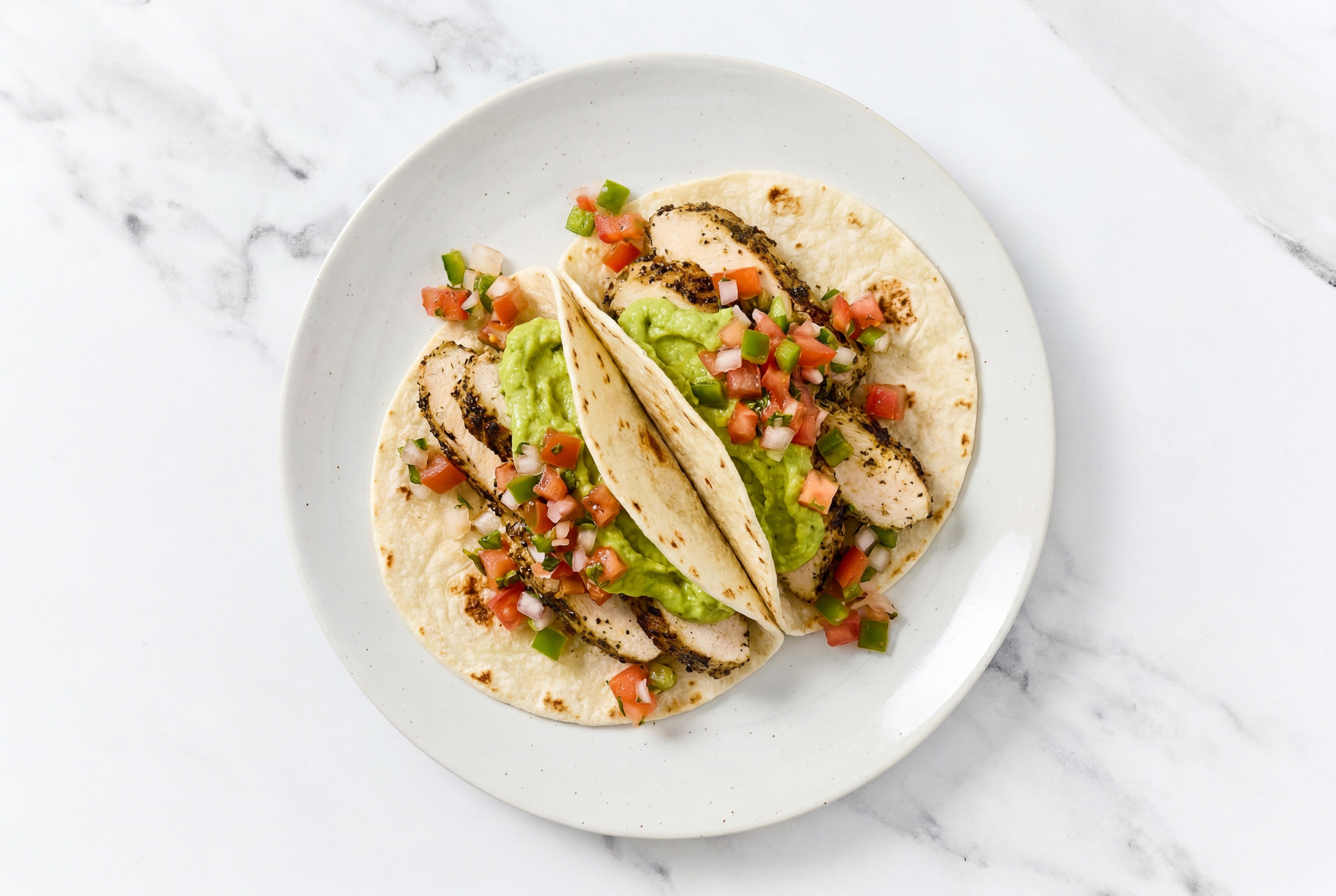 Classic Mediterranean Grilled Chicken Breast Tacos with Mild Salsa