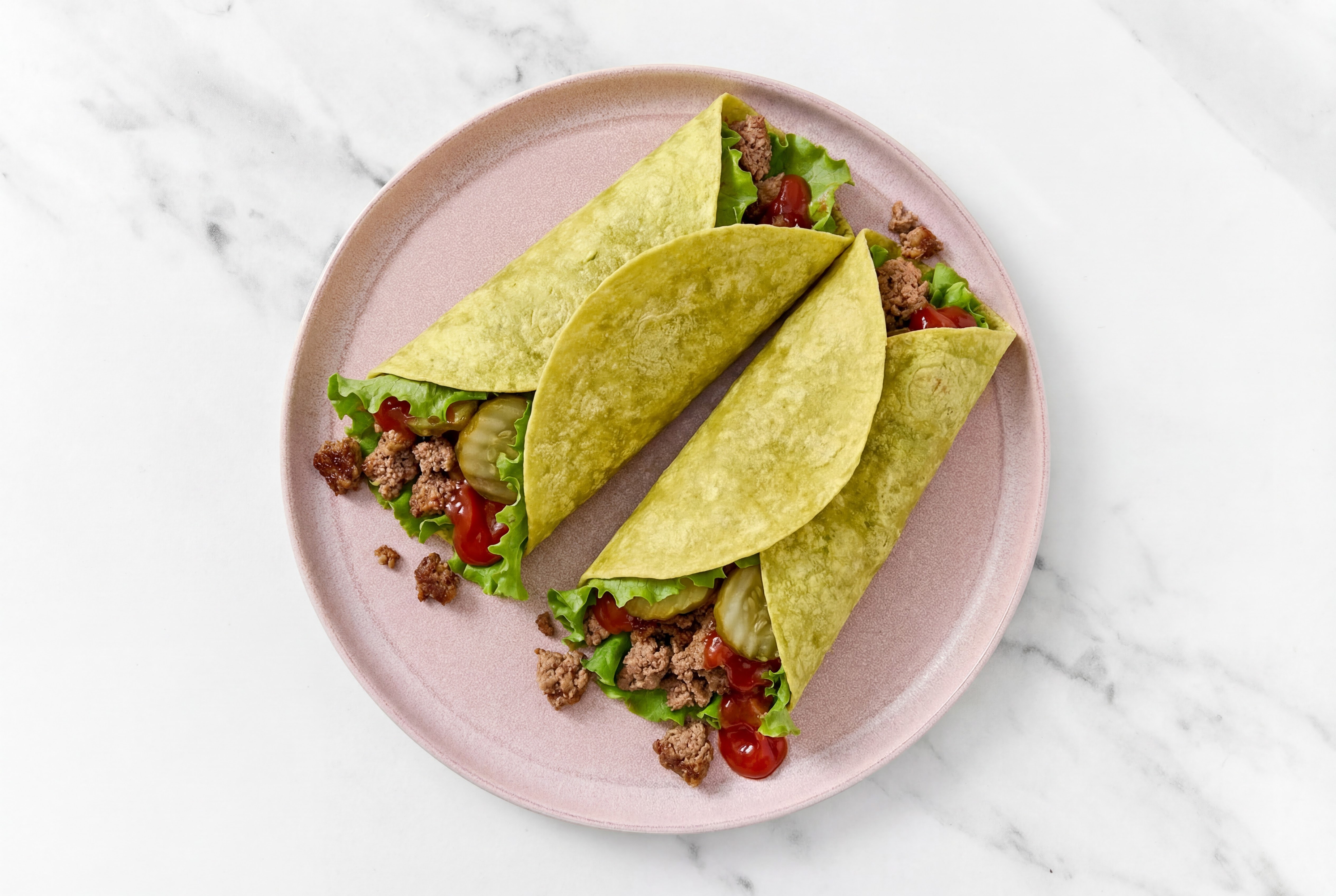 Classic Burger Wrap with Fully Cooked Beef Burgers