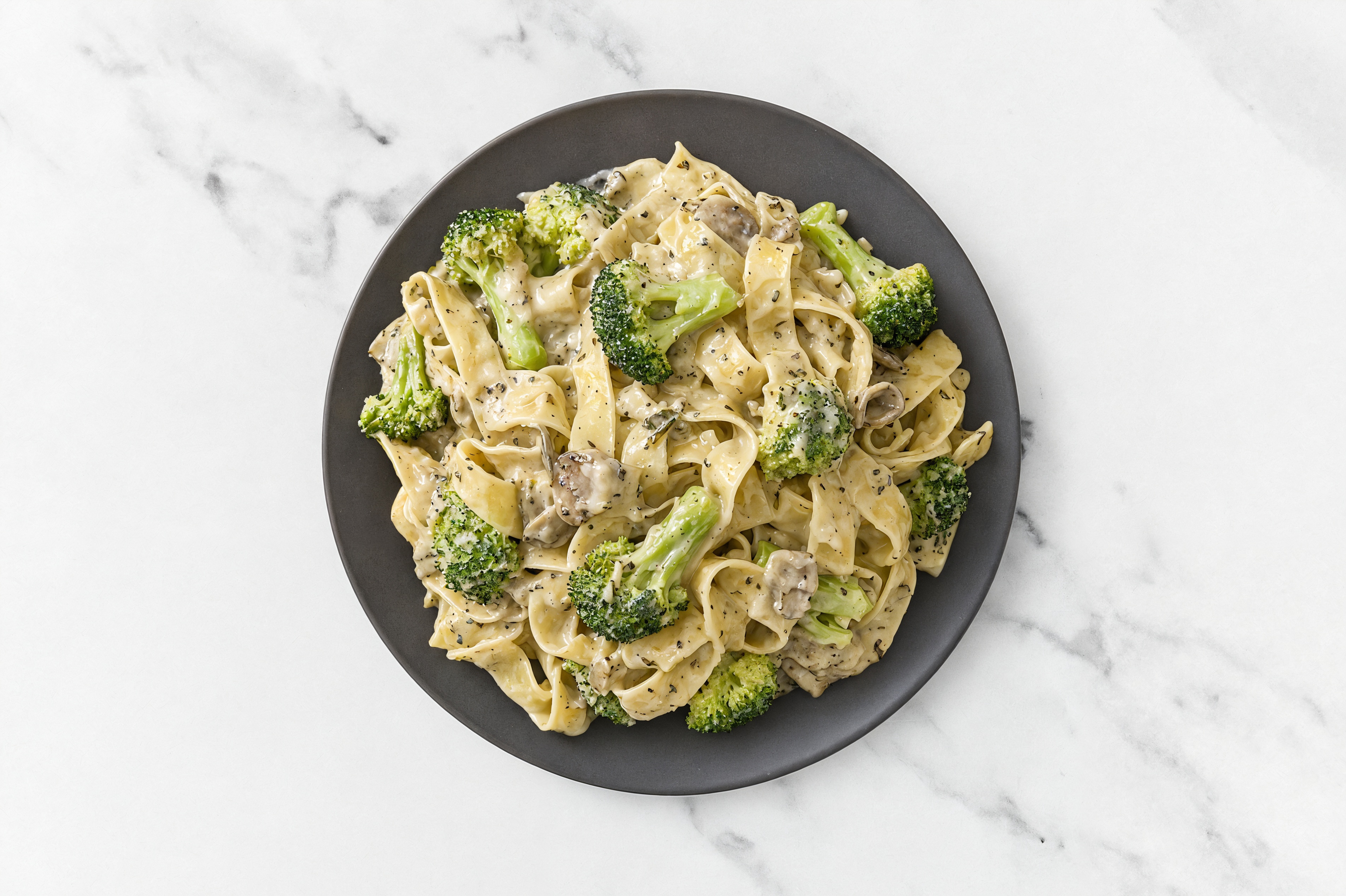 Truffle Egg Pasta with Organic Broccoli