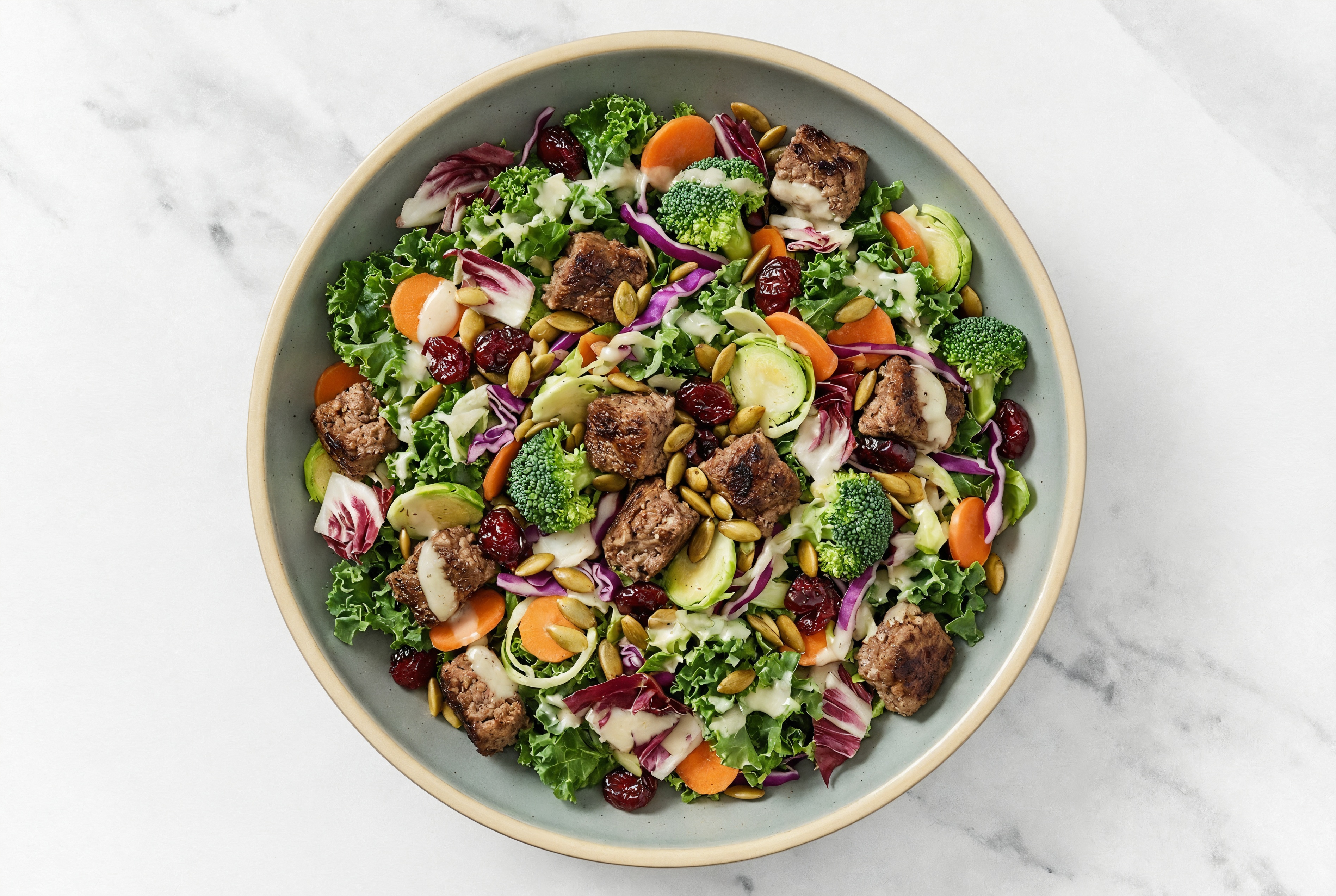 Sweet Kale Salad with Tavern Beef