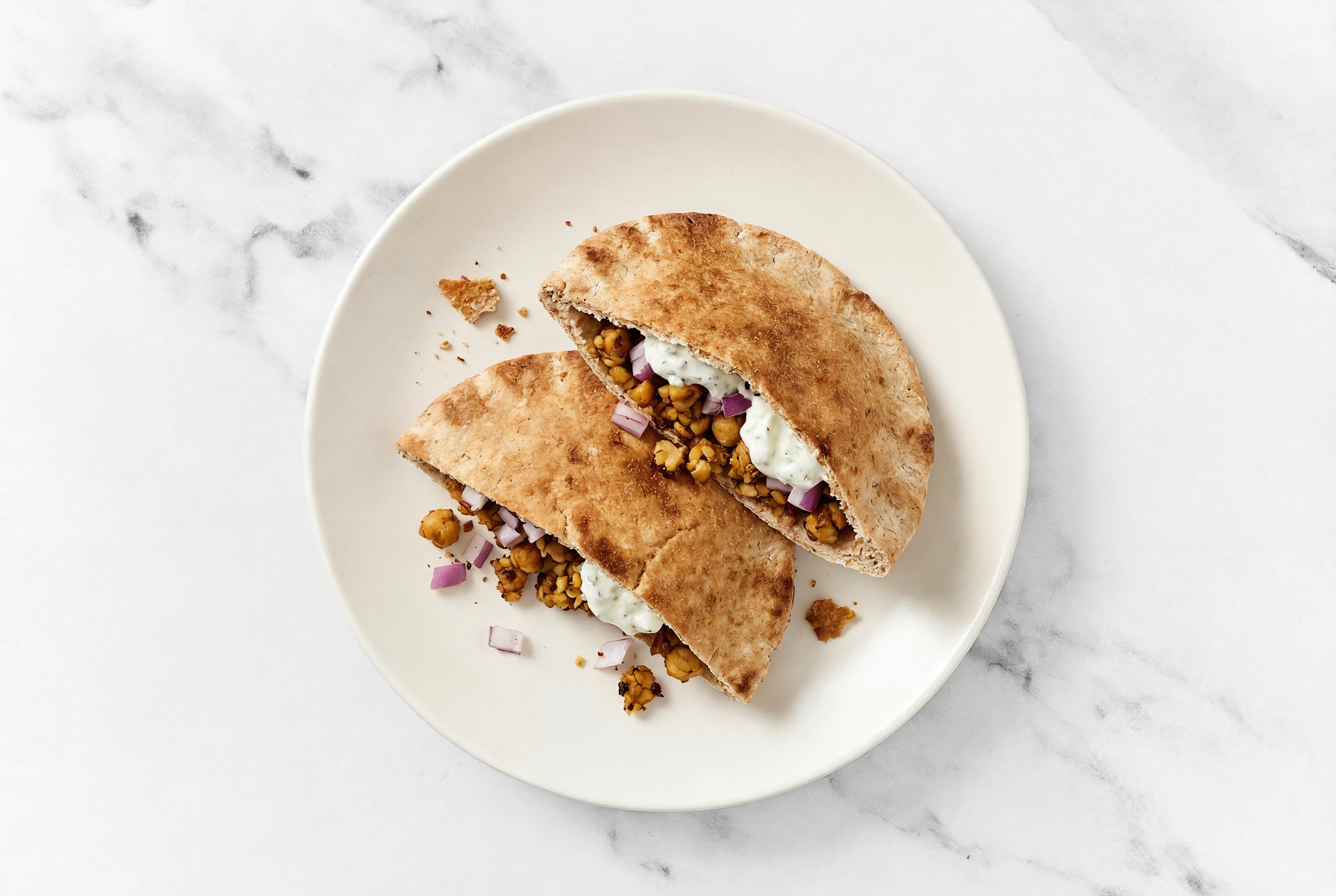 Tzatziki Tempeh Whole Grain Pita Pockets Pocket