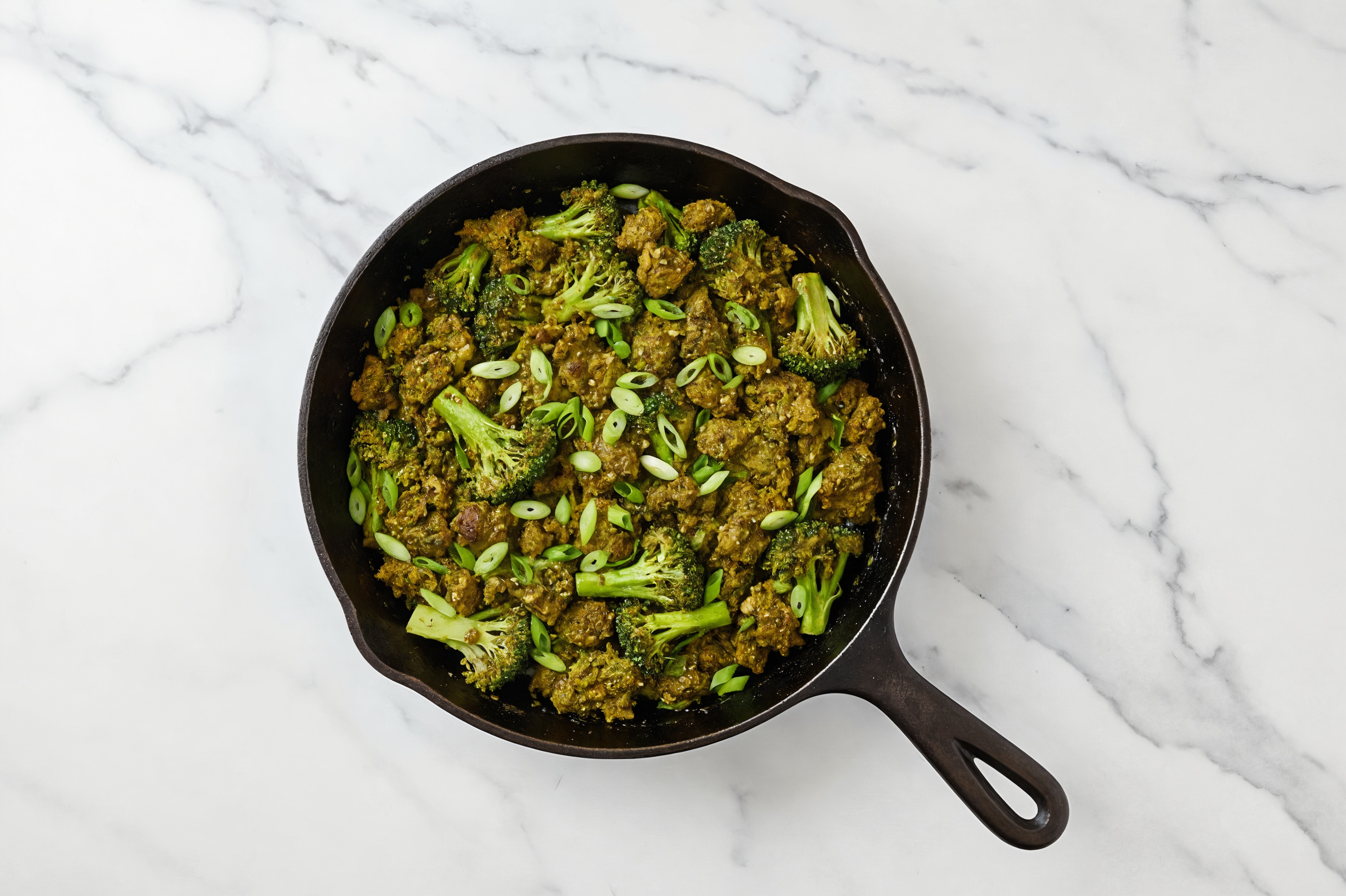 Beyond Meat Saag + Broccoli