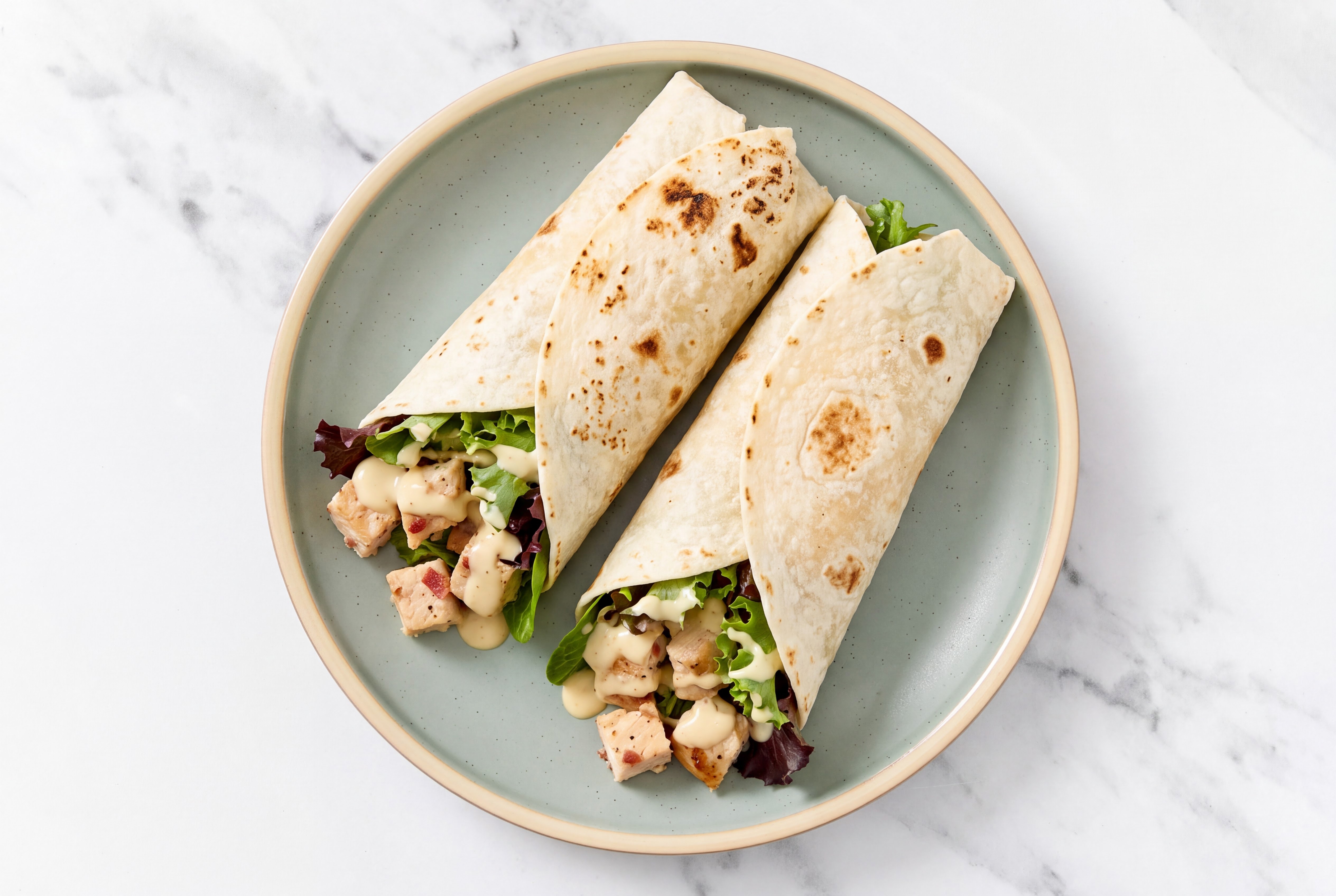 Go-To Chicken Bacon Miso Caesar Wrap