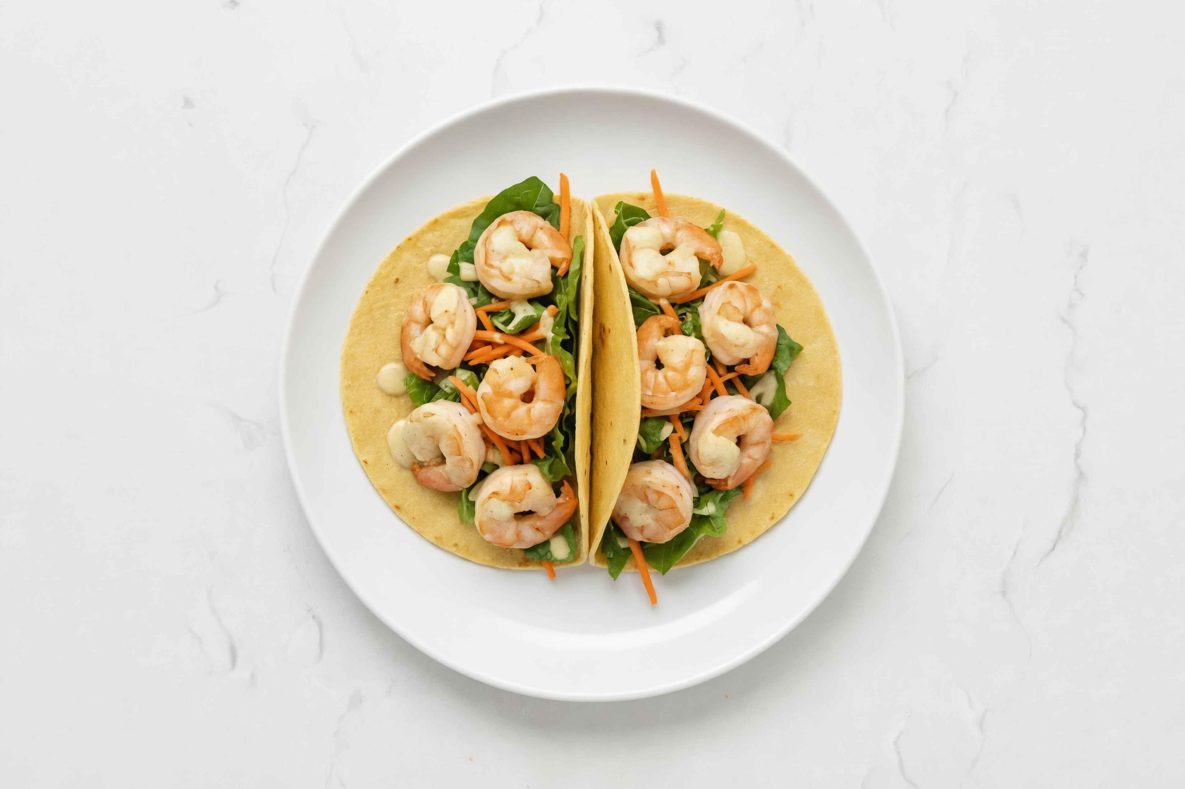 Shrimp + Veggie Tacos