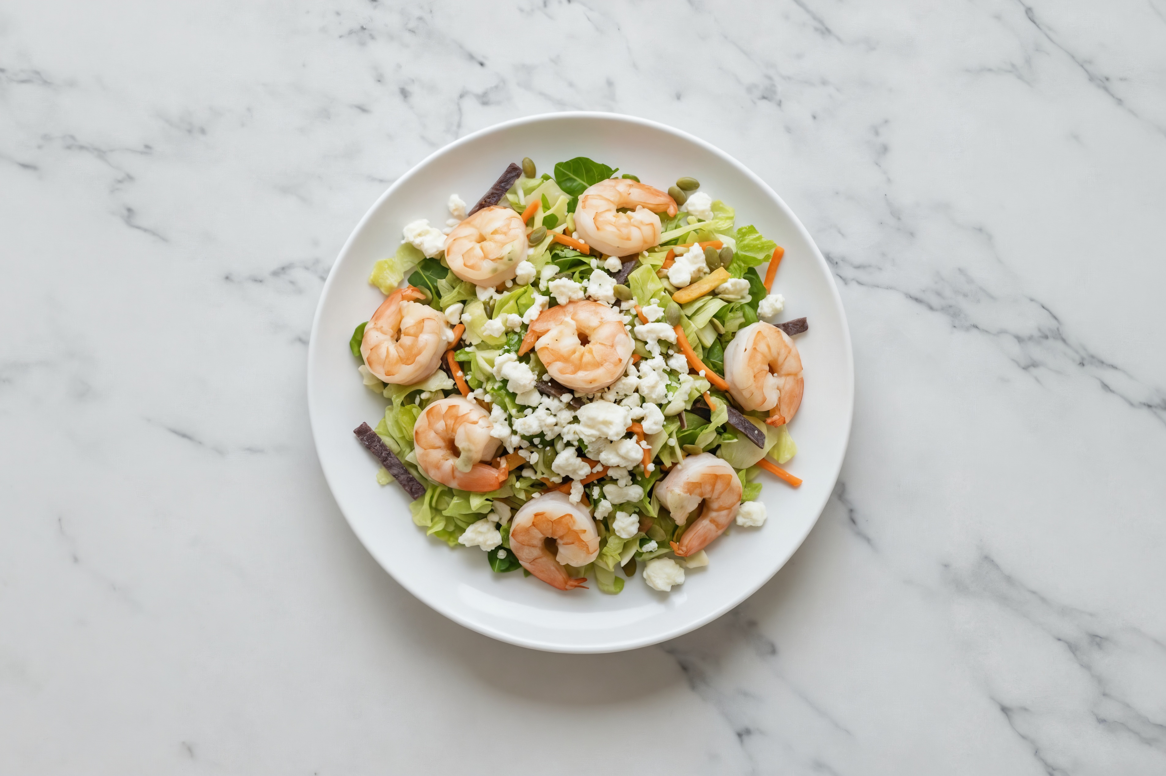 Creamy Southwest Jumbo Shrimp Chopped Salad
