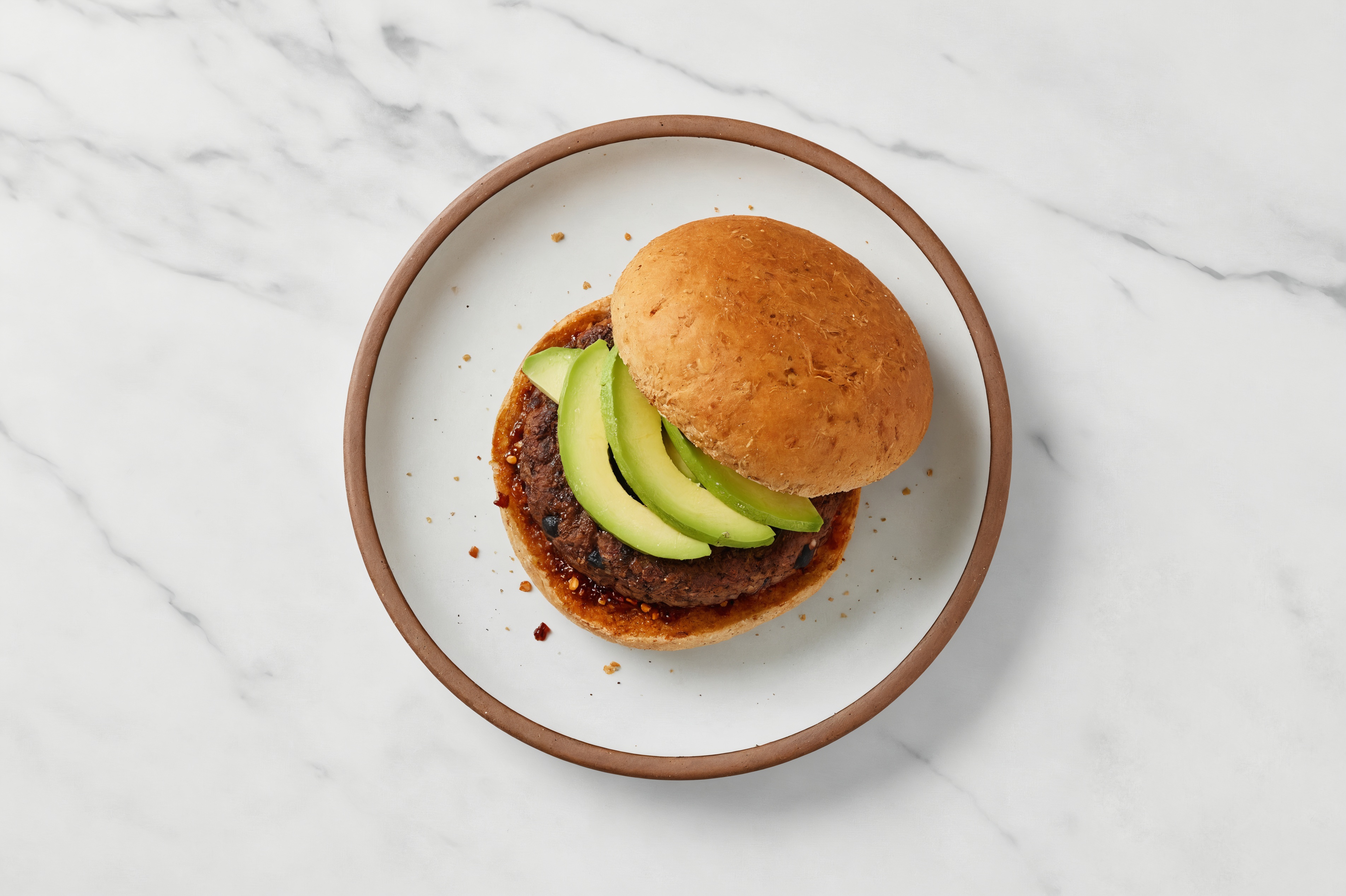 Chili Crisp Black Bean Burger