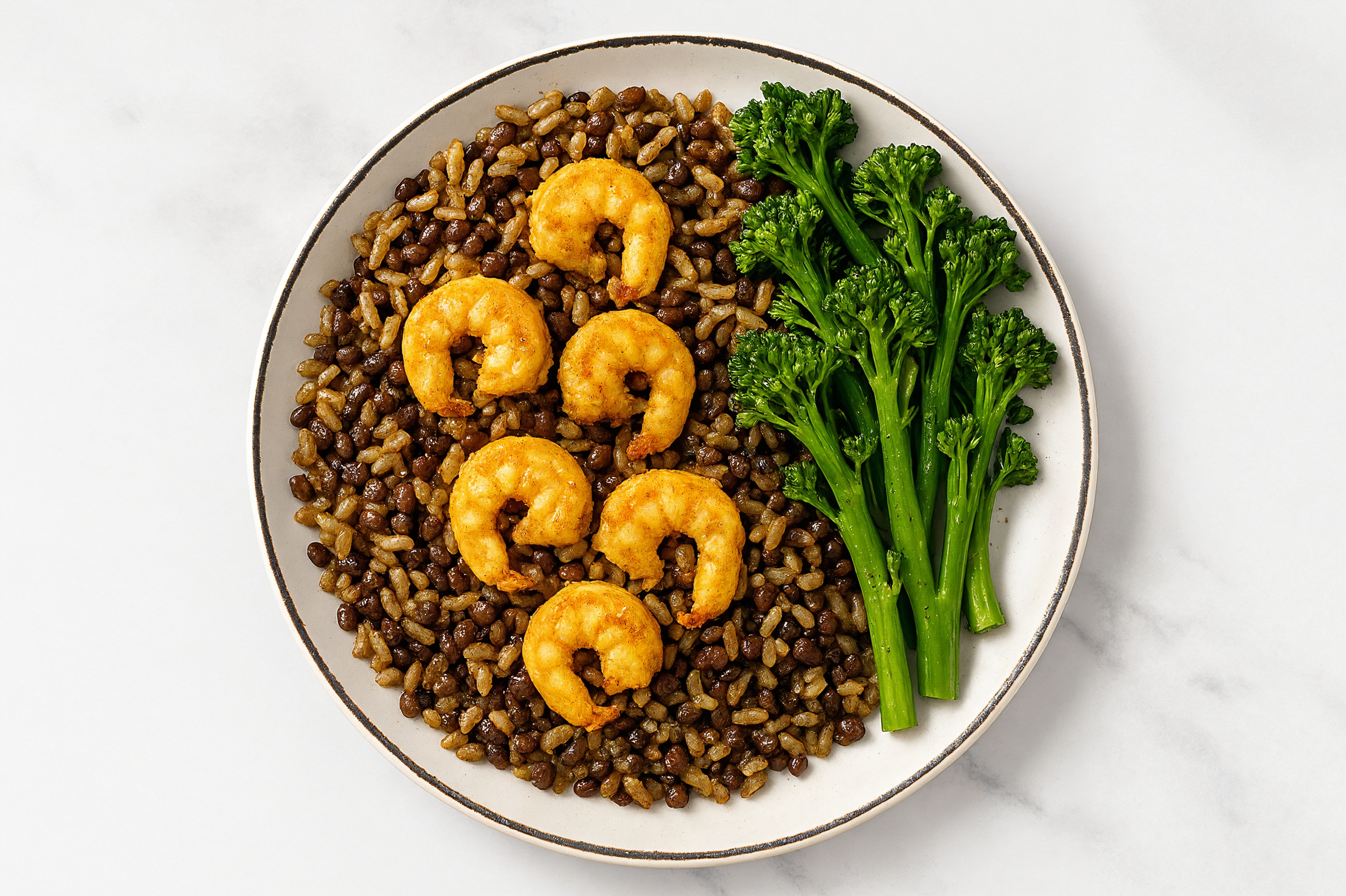 Curry Gulf Shrimp Power Bowl
