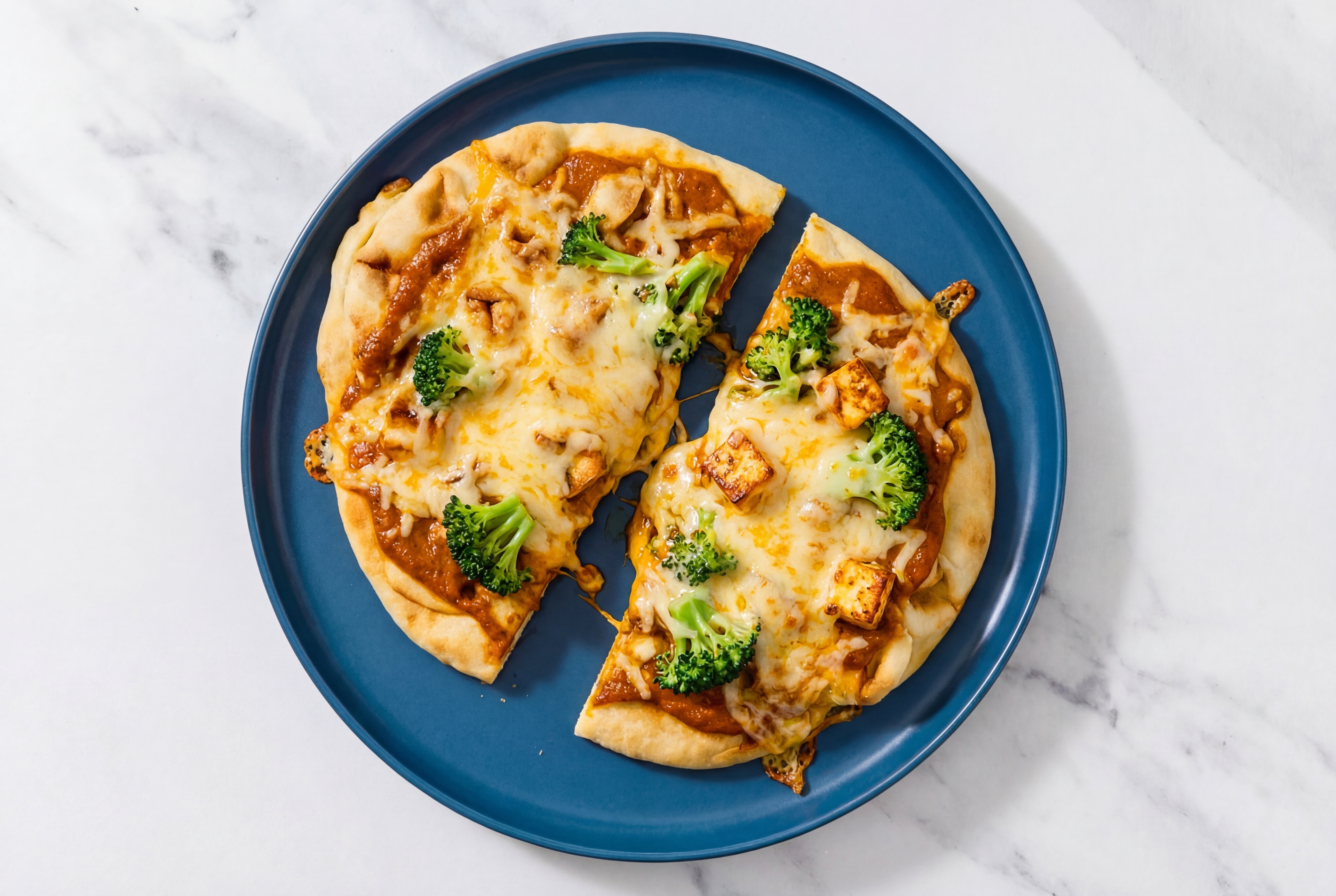 Cheesy Tandoori Paneer + Broccoli Bunches Flatbread