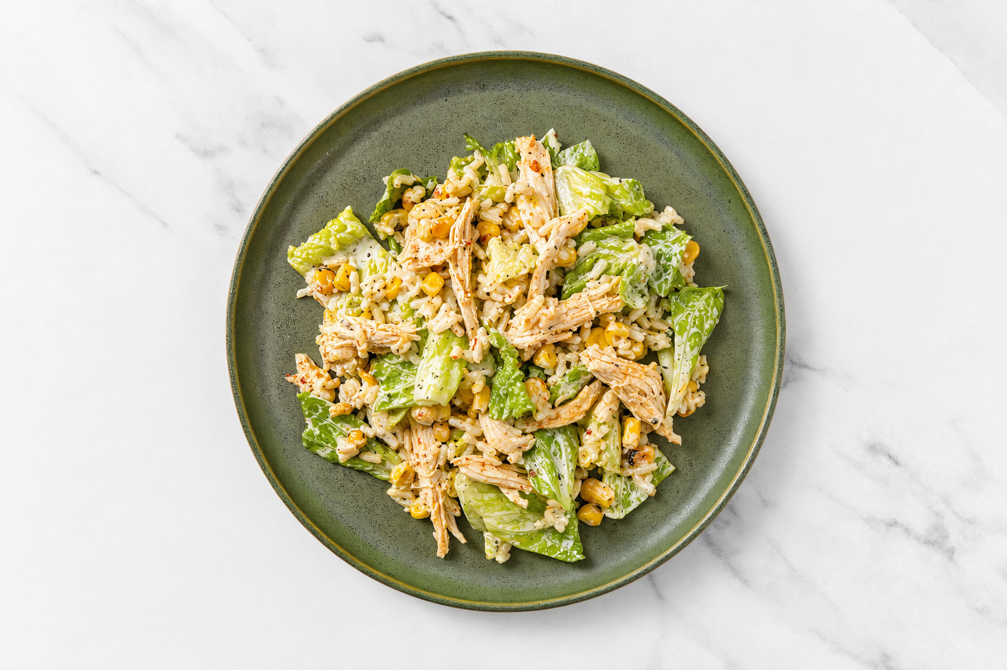 Chicken + Street Corn Ranch Salad