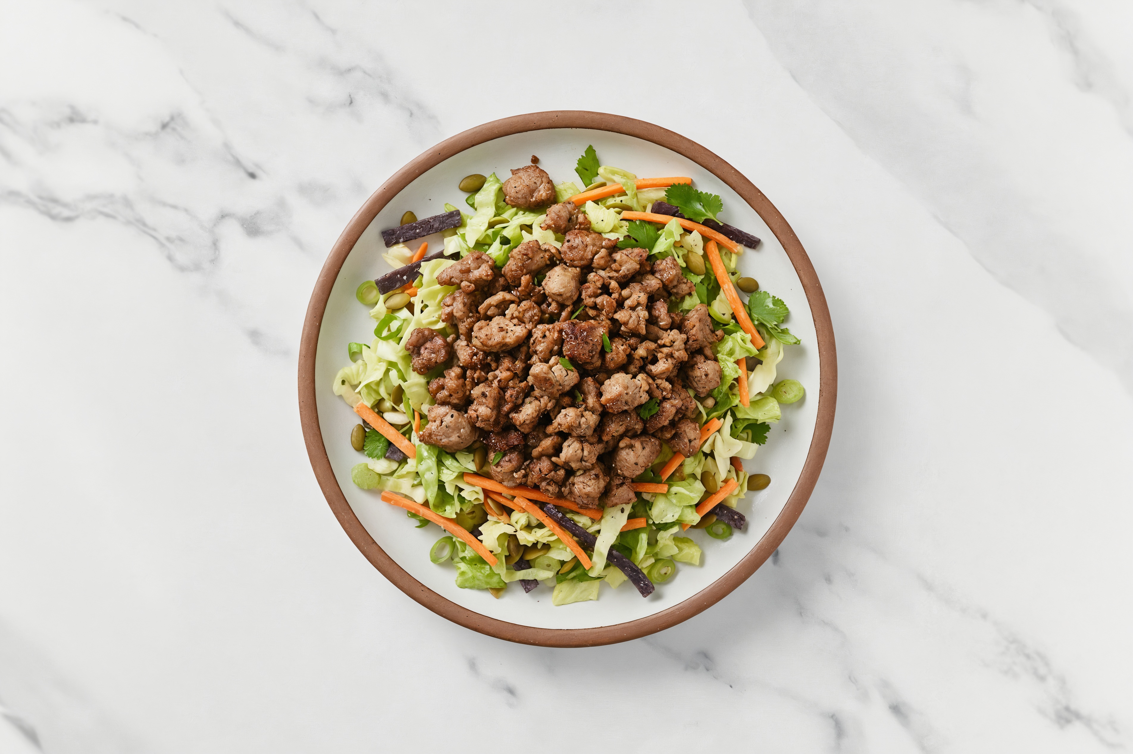 Ground Lamb Southwest Salad