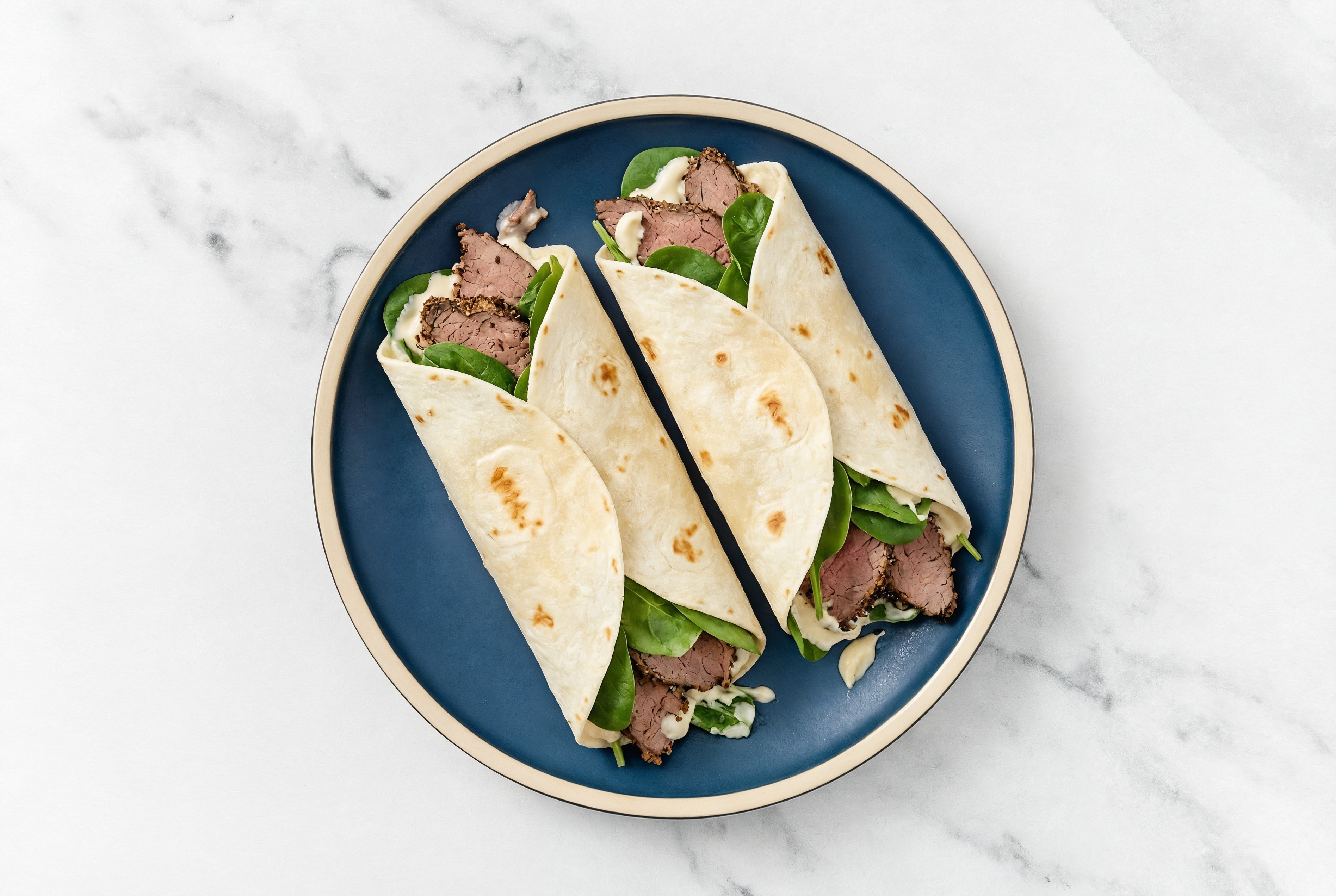 Creamy Roast Beef Roll-Ups
