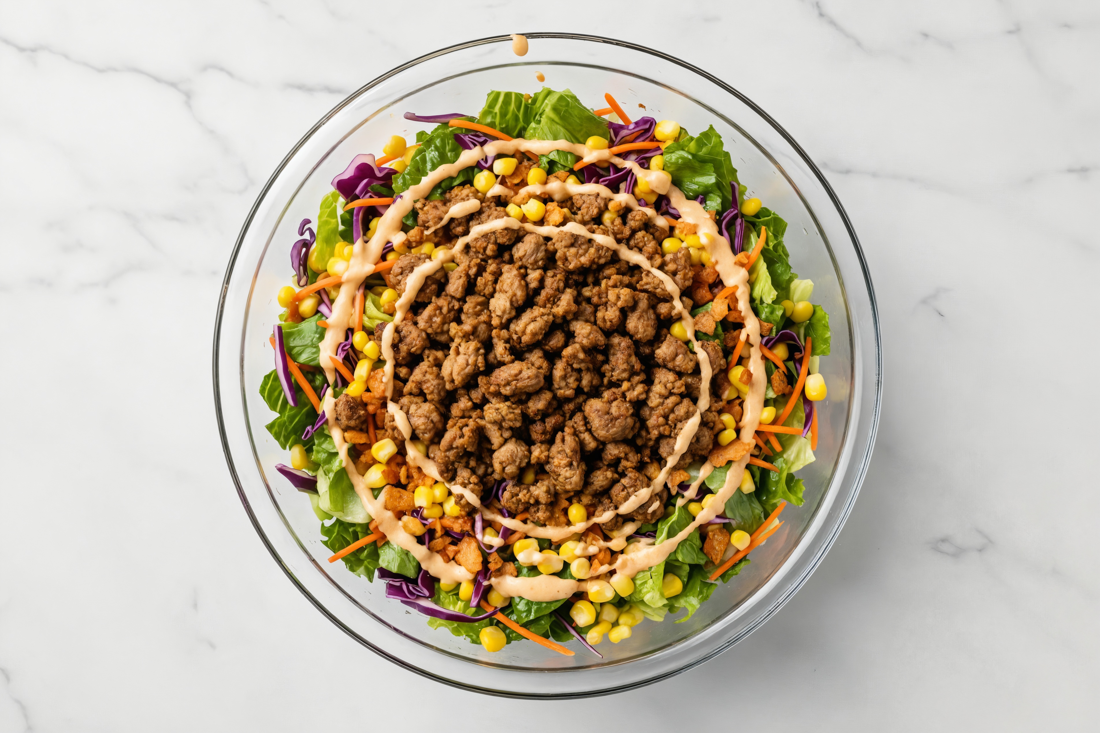 Ground Lamb Street Corn Salad