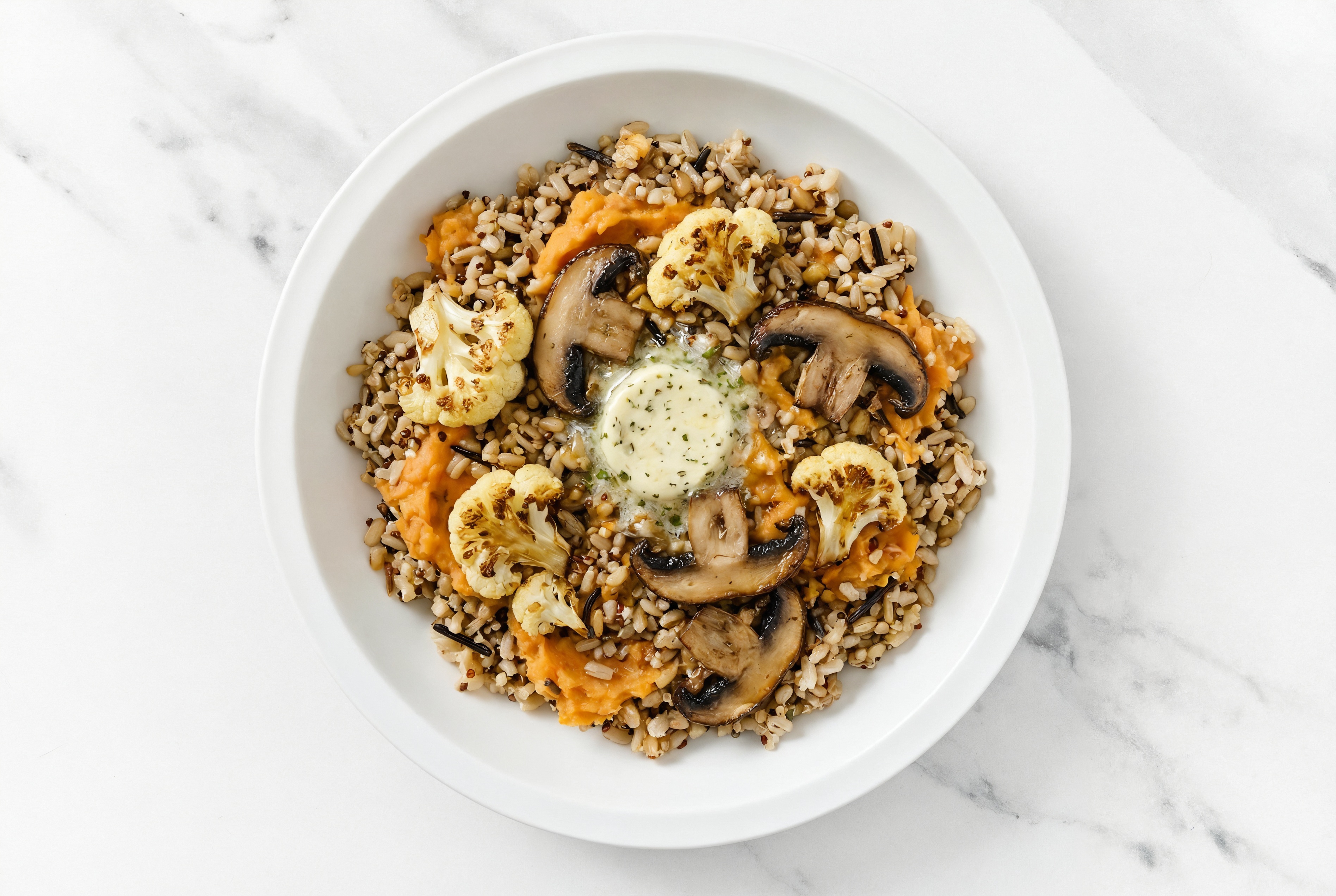 Herby Roasted Veggie Grain Bowl
