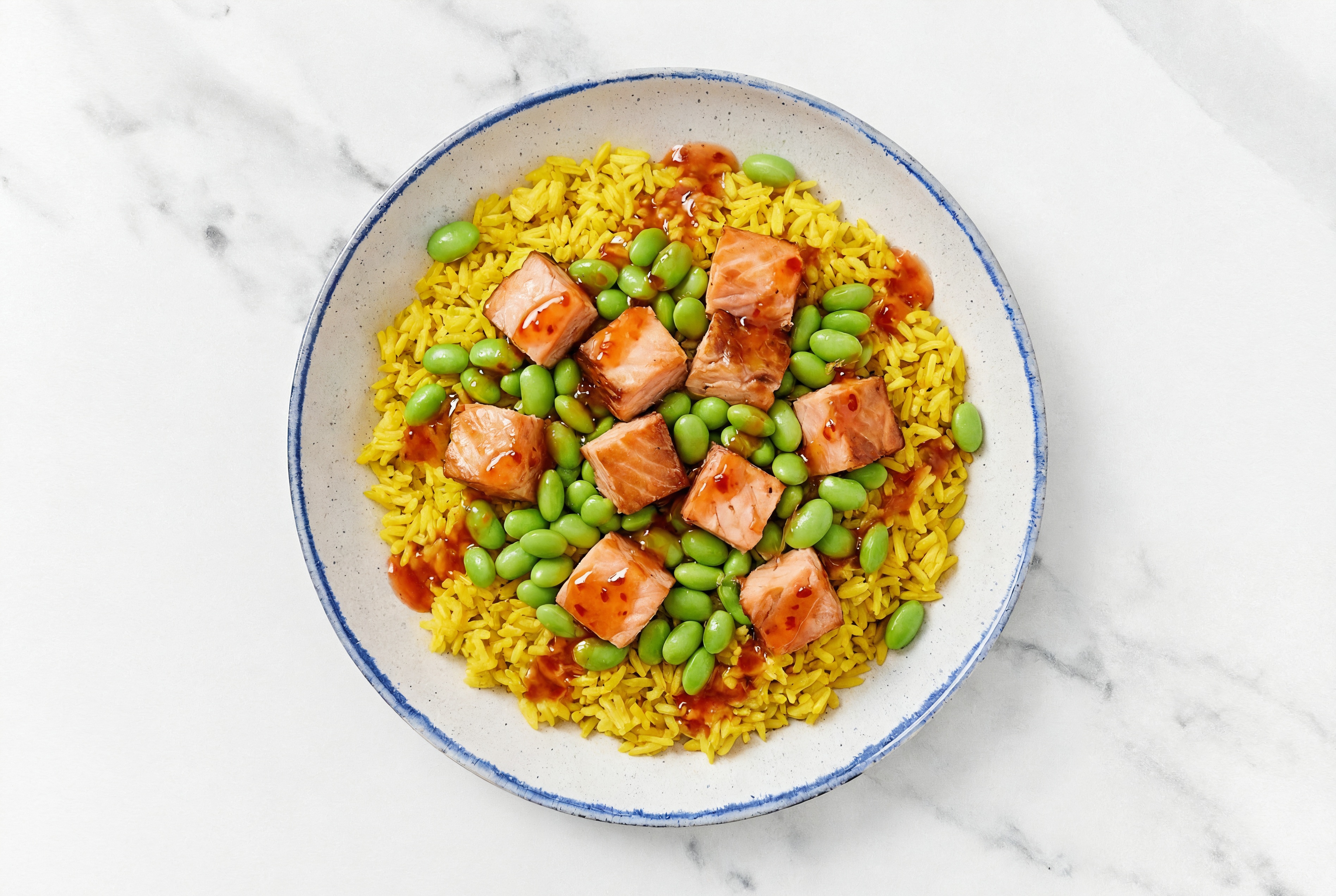 Luau Sweet Chili Poke Bowl with Chicken & Herb Rice