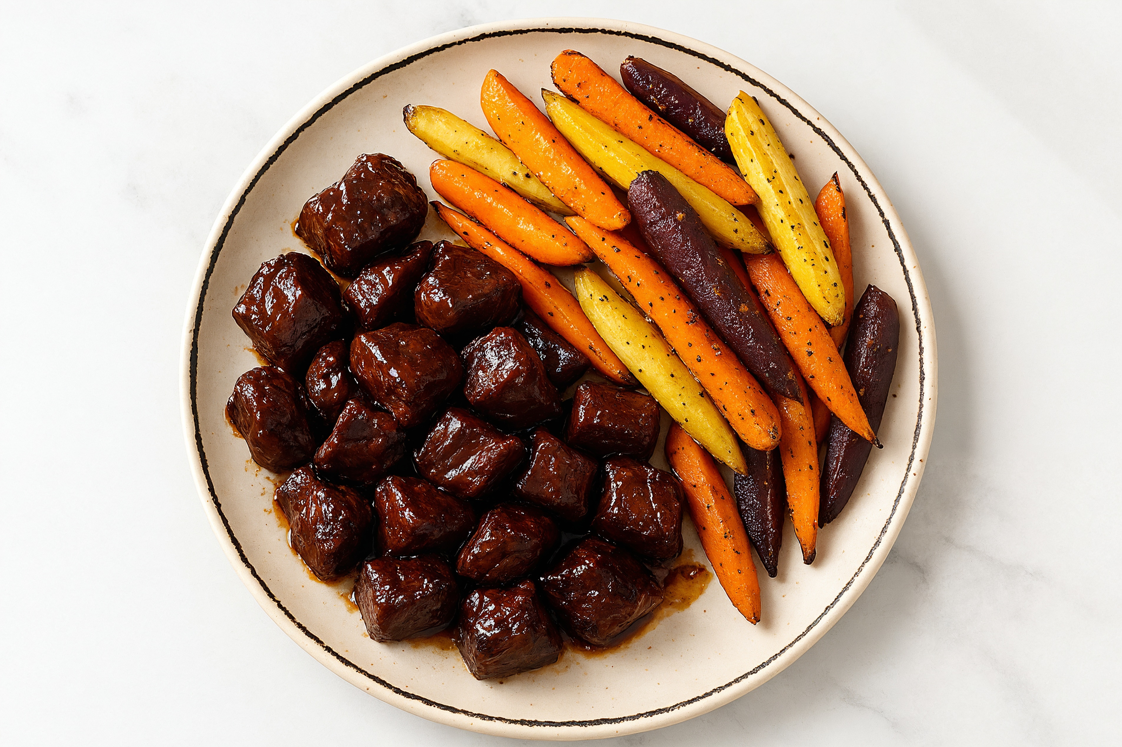 Teriyaki Roasted Bison & Baby Carrots