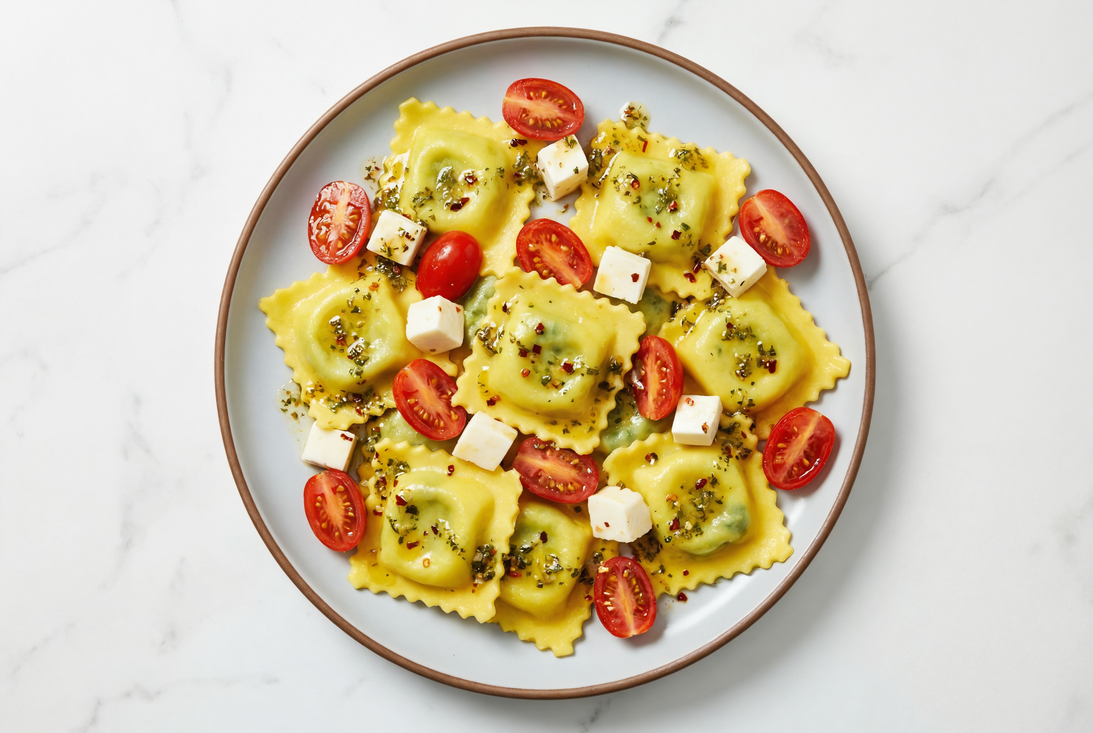 Artisanal Pizza Ravioli with Mozzarella Bar