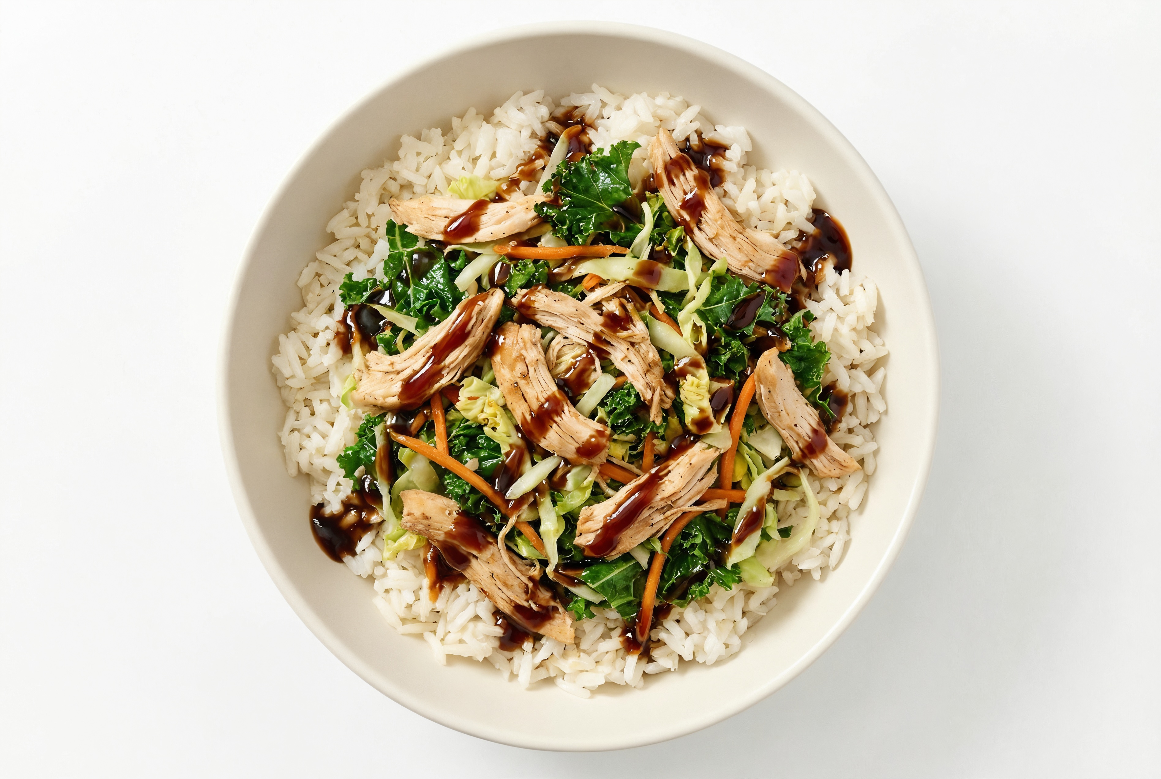 BBQ Chicken Long Grain White Rice Bowl