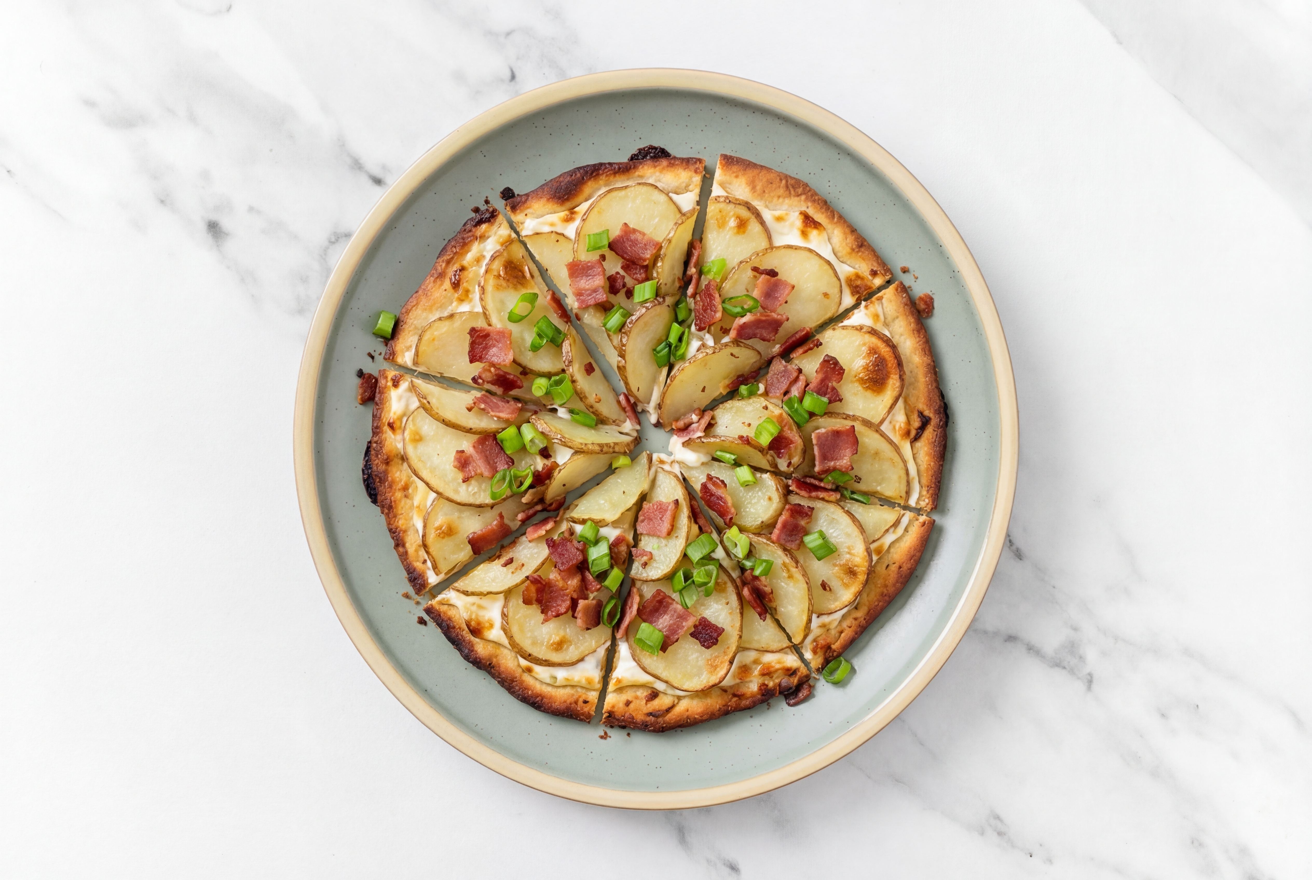 Herby Loaded Baked Potato Gluten-Free Pizza Crusts