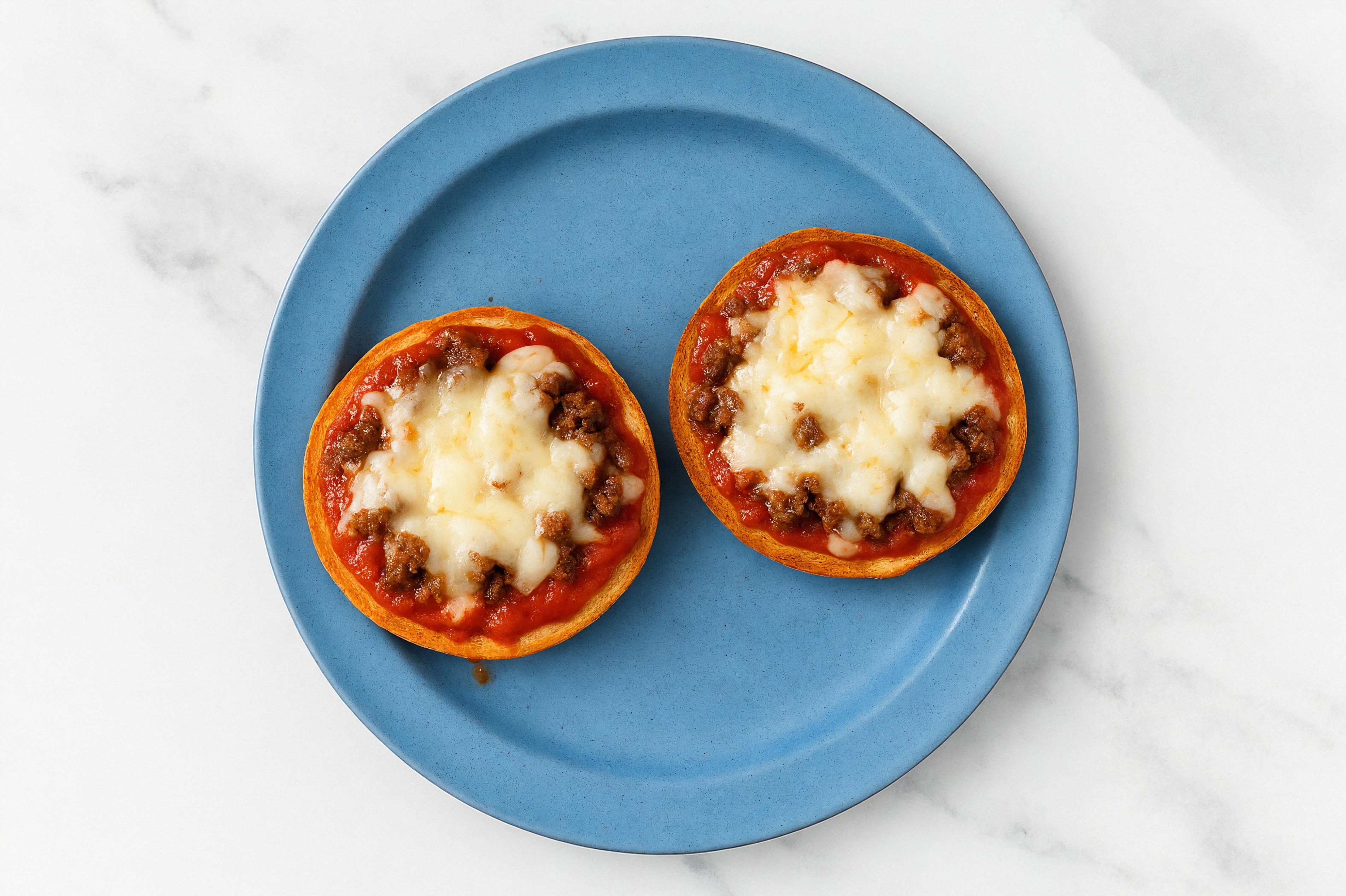 Classic Ground Beef Pizza Gluten-Free Plain Bagels