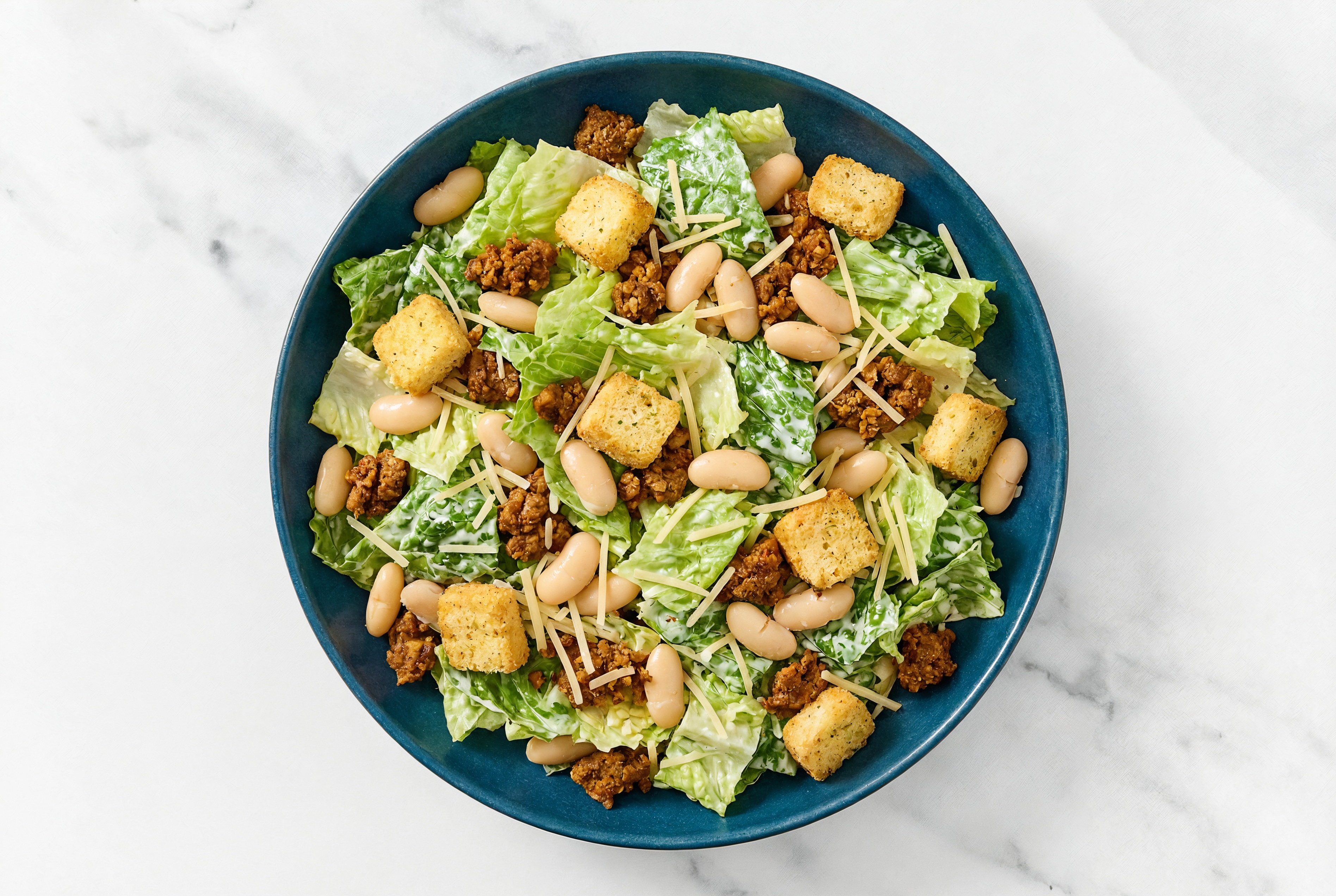 Plant-Based Chorizo + Cannellini Bean Caesar