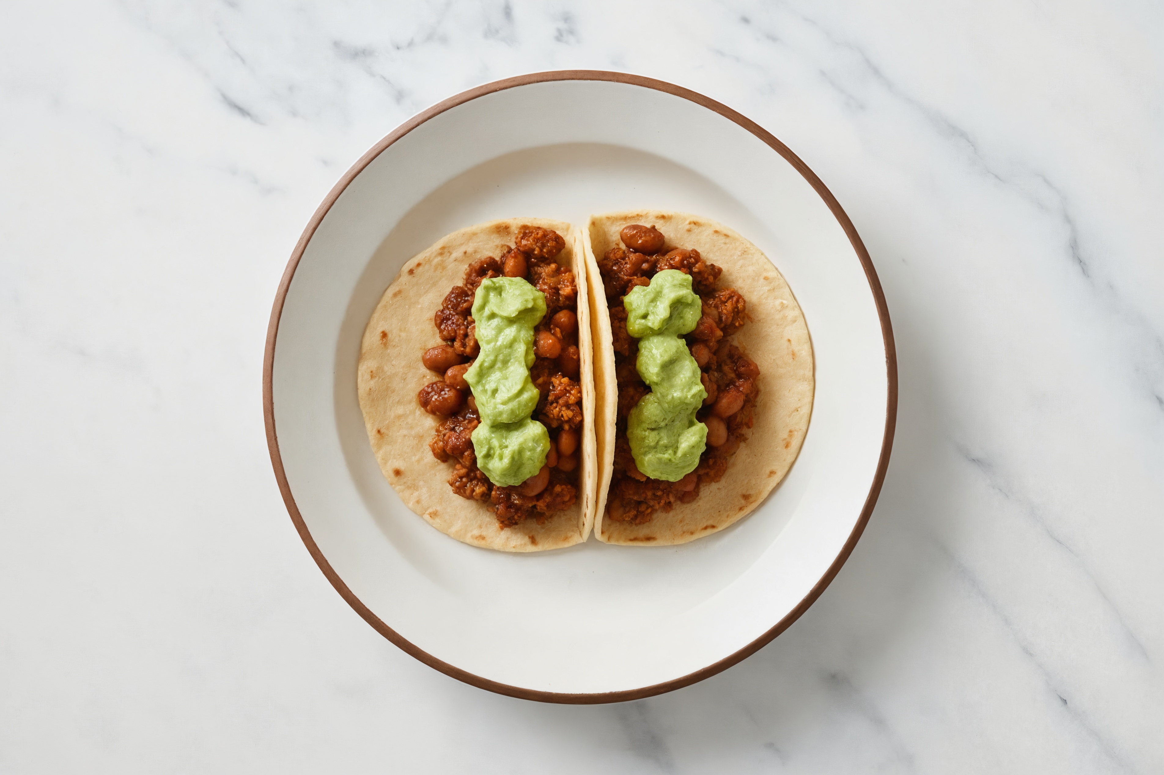 Ground Turkey Tacos with Avocado & Pinto Beans