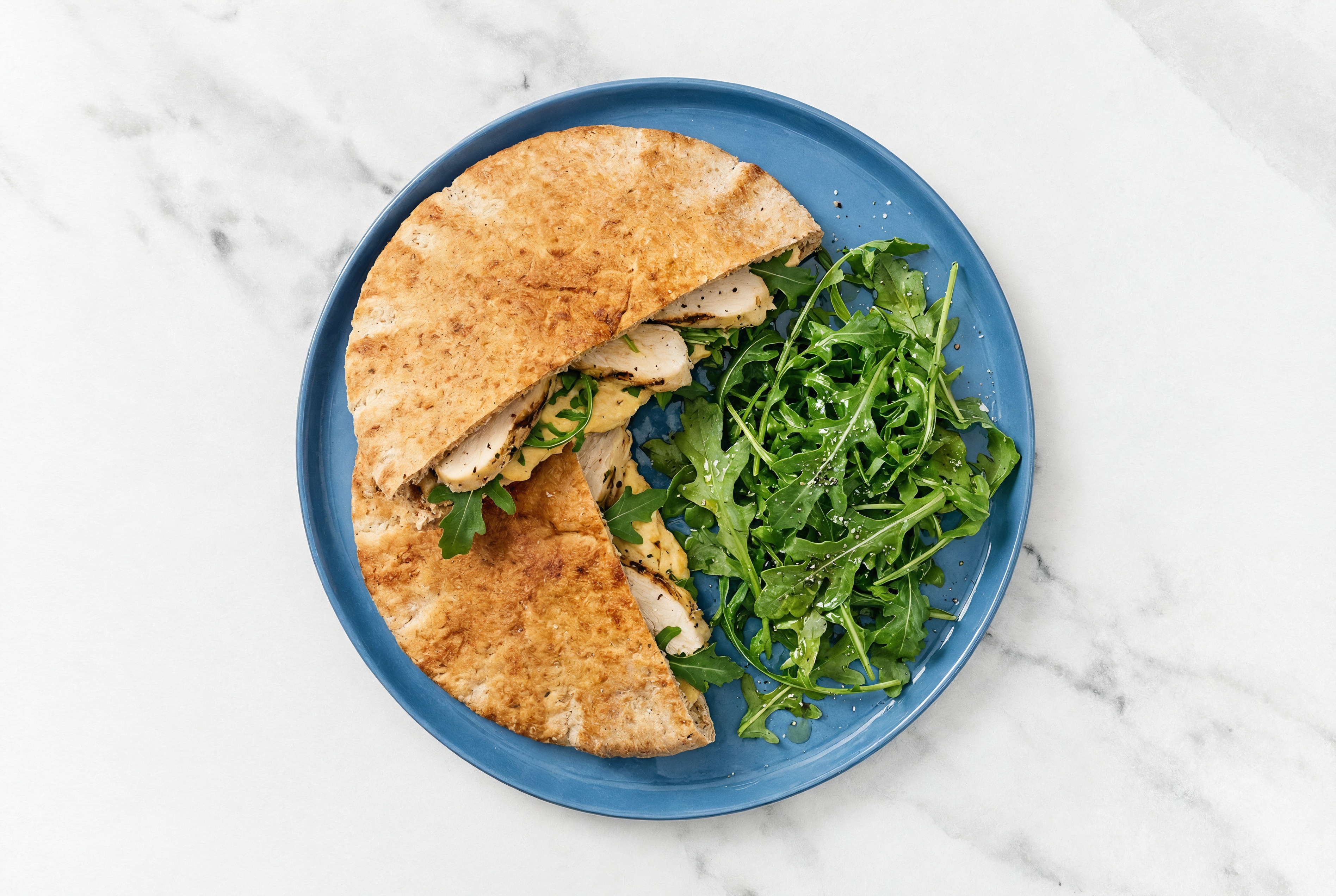 Shawarma-Inspired Chicken Pita Sandwich