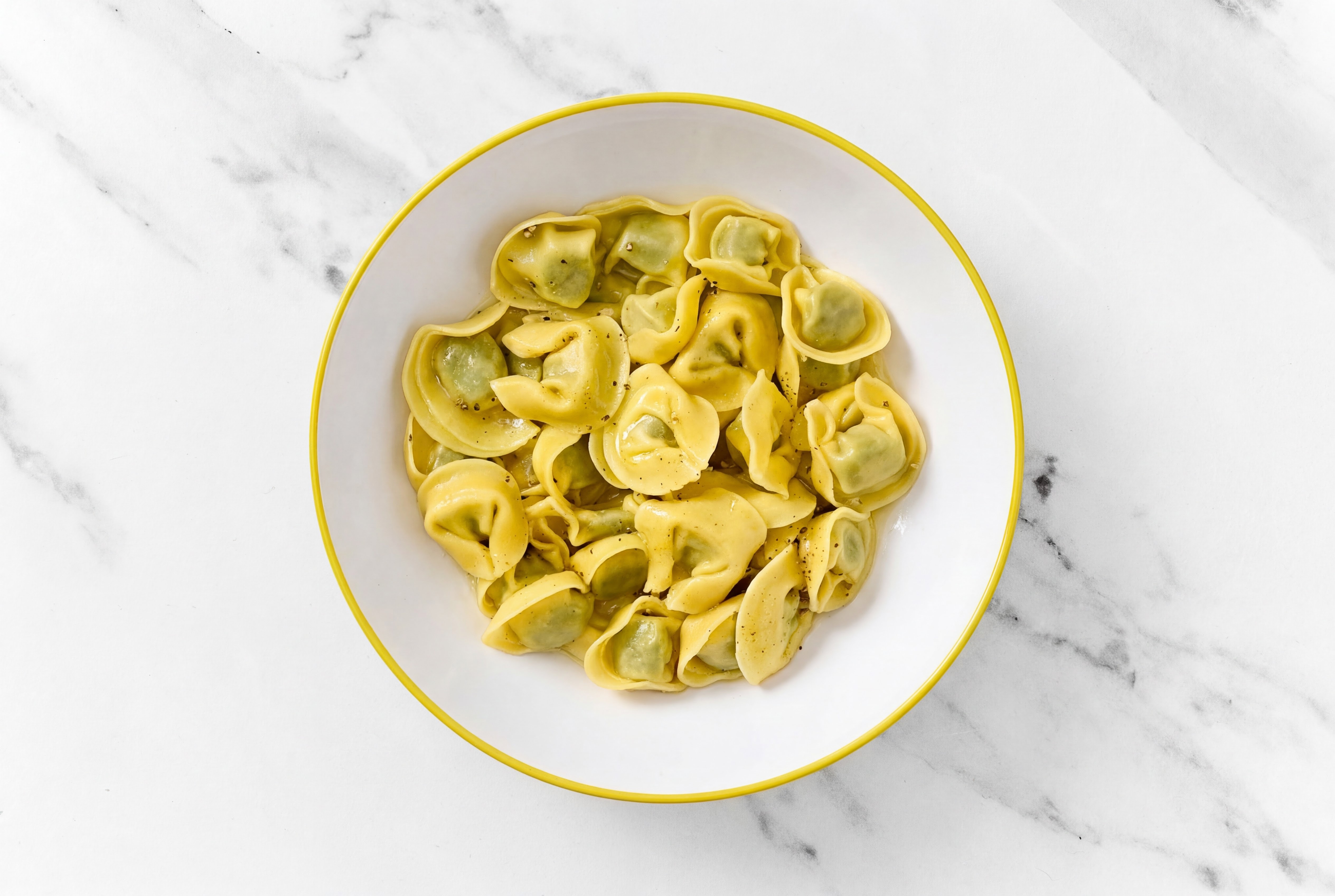 Spinach Tortellini in Butter