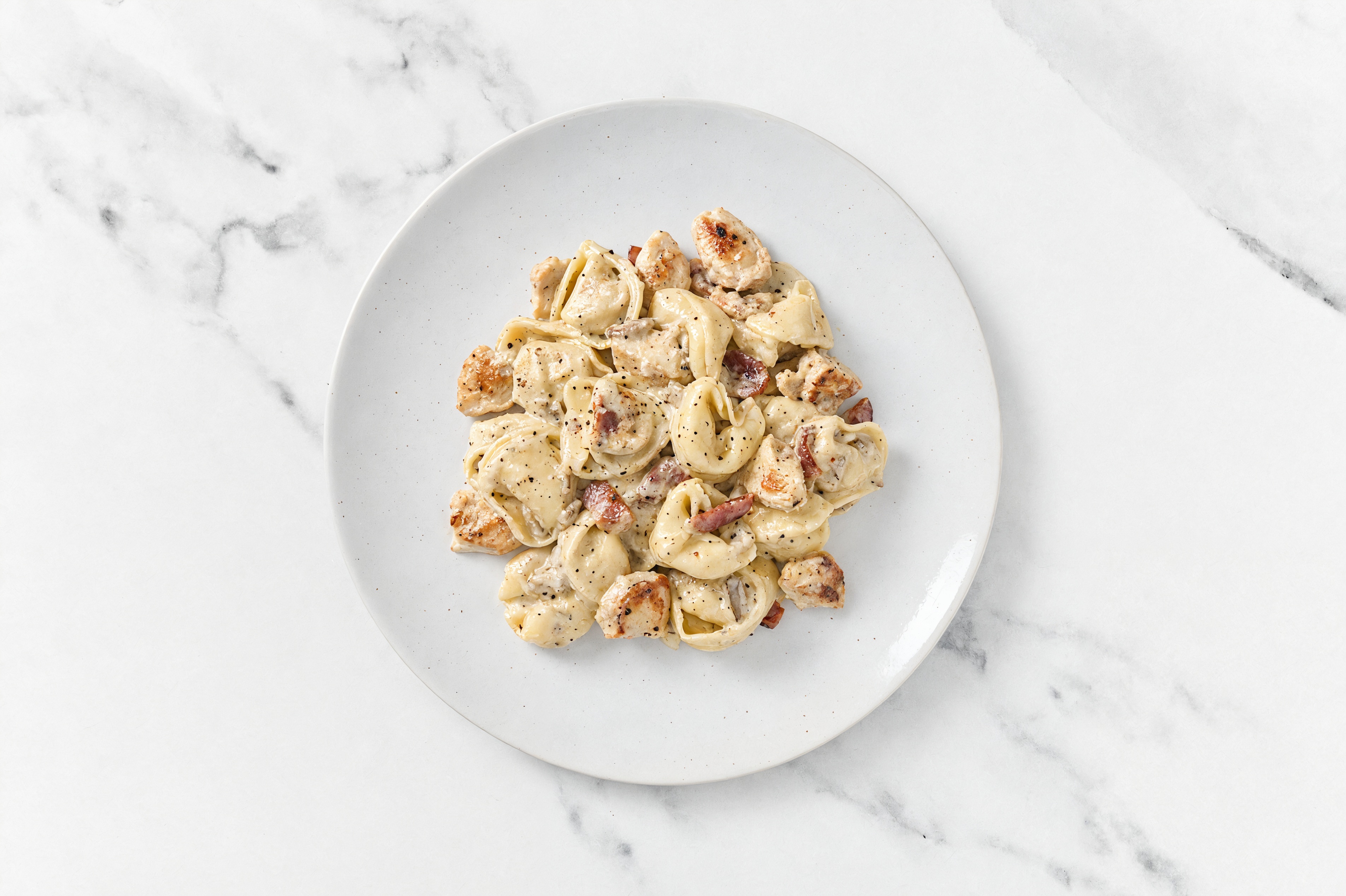 Bacon Chicken Cheese Truffle Tortelloni