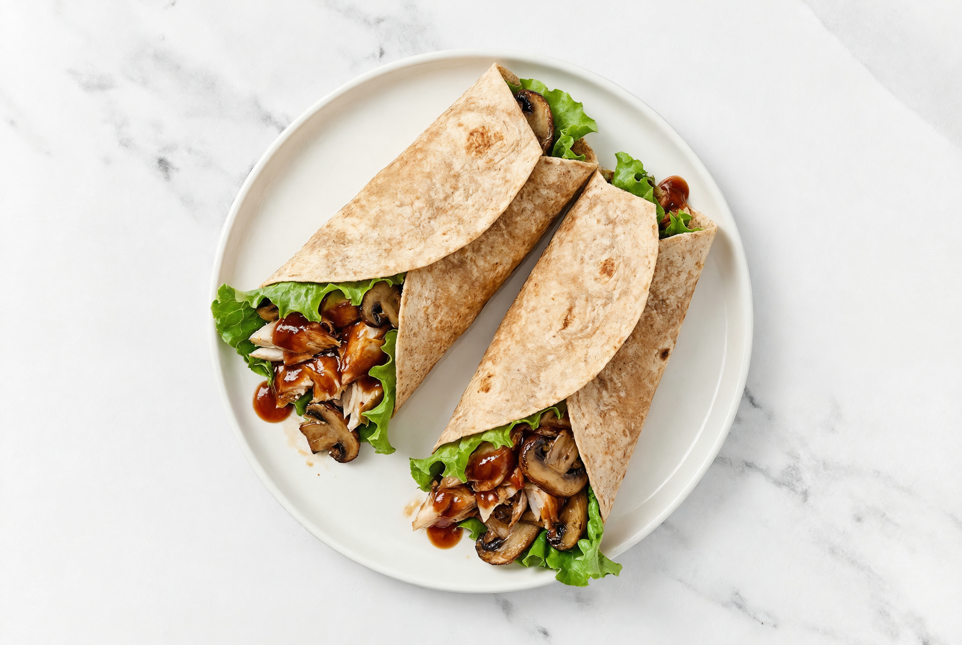 BBQ Halibut Wrap with Original BBQ Sauce