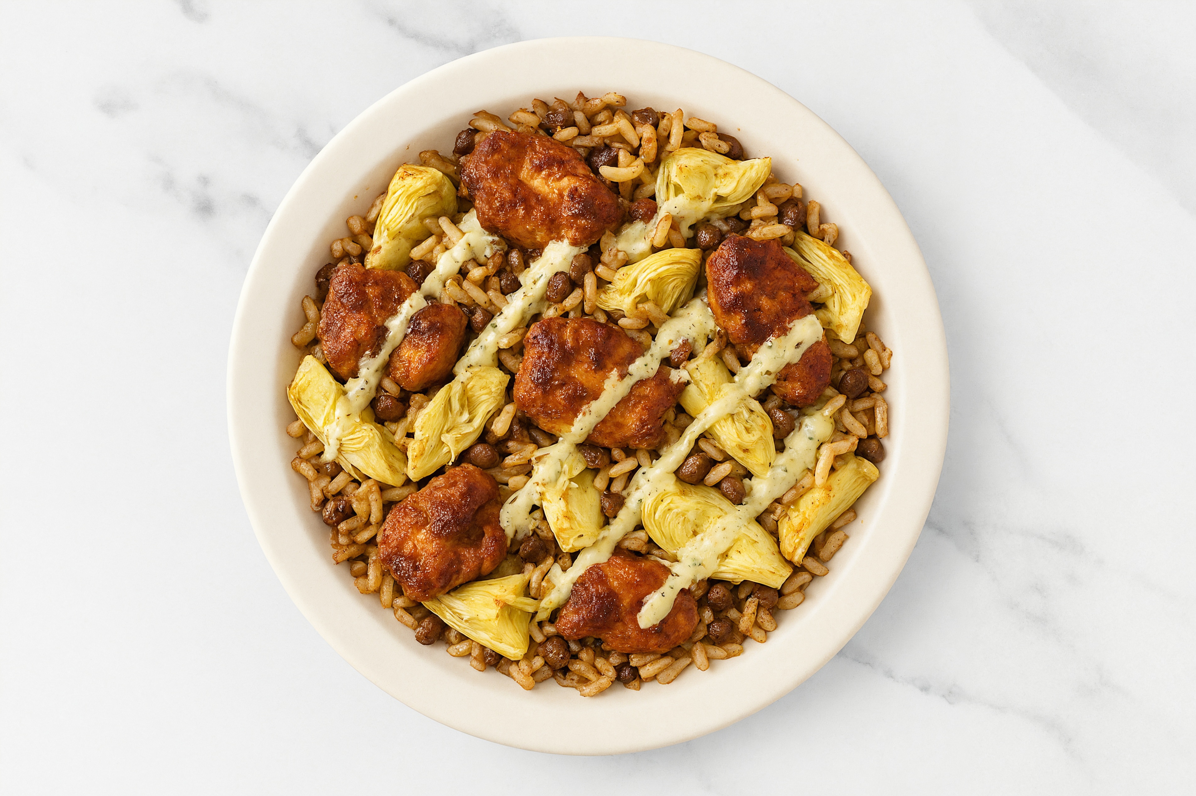 Tandoori Chicken + Artichoke Protein Bowl