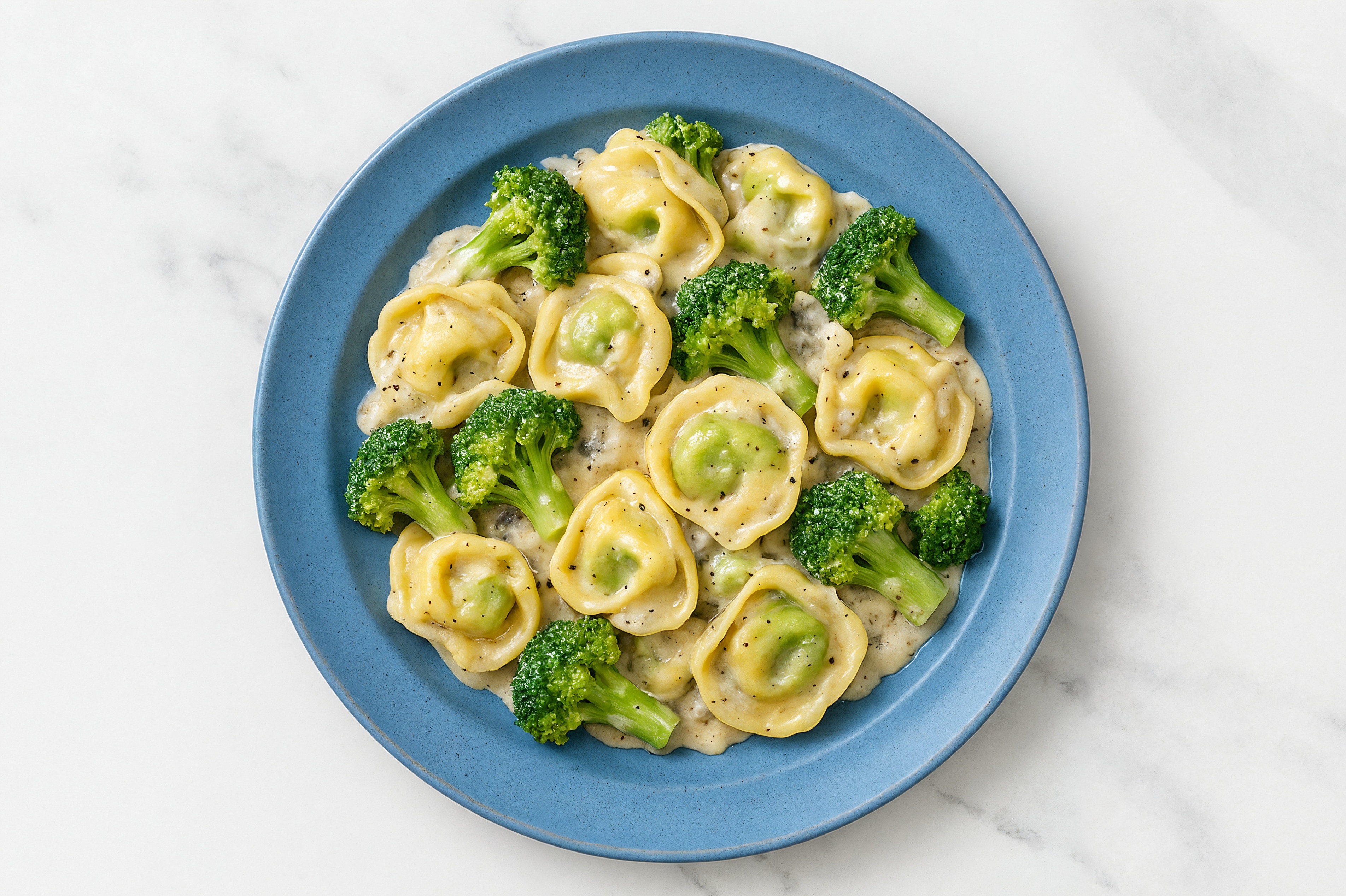 Truffle Tortellini with Broccoli