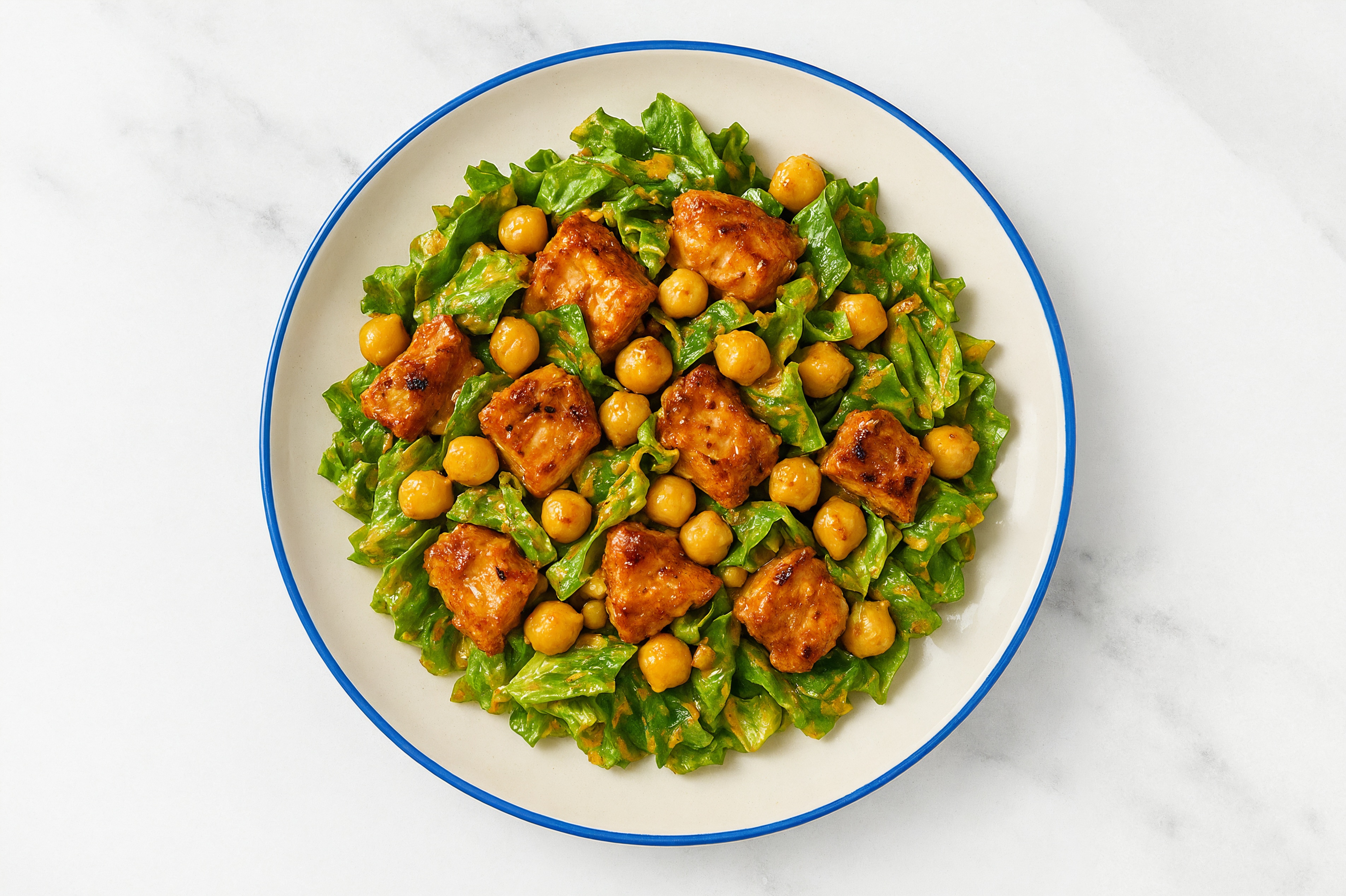 BBQ Vindaloo Chicken + Chickpea Salad