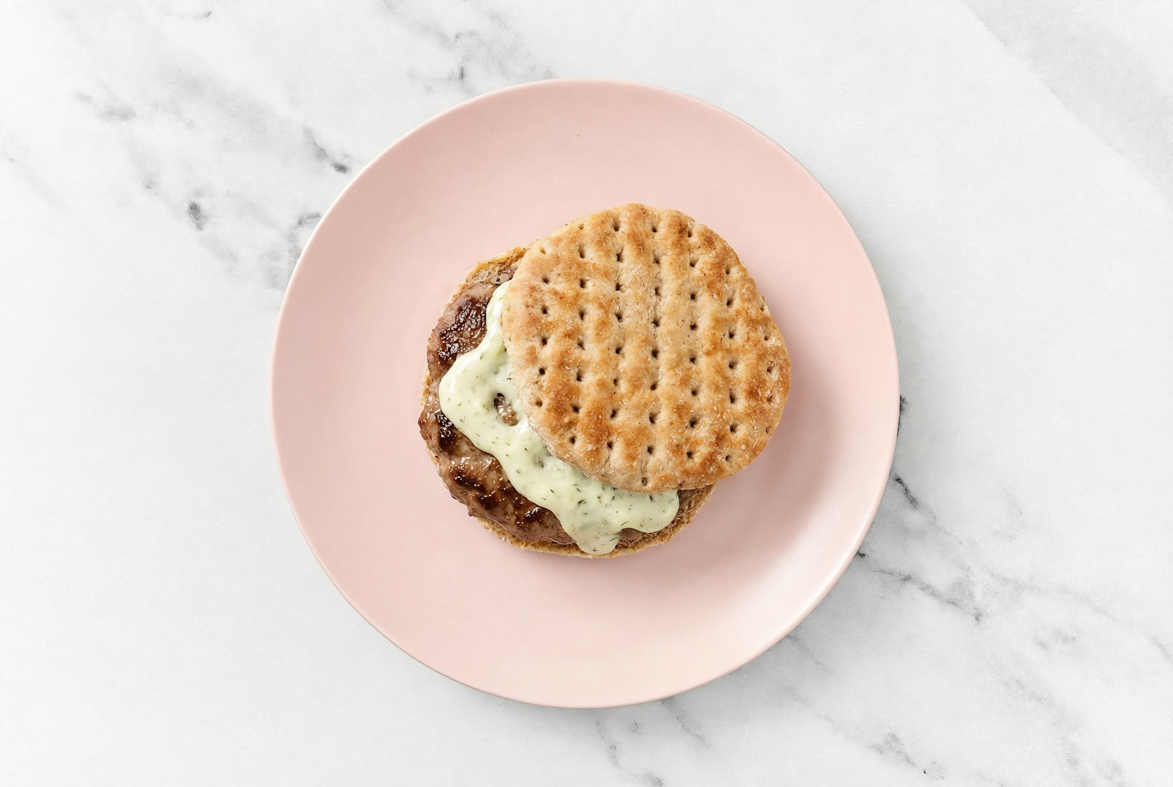 Creamy Dill Grass-Fed Hamburger with Ground Beef Patties