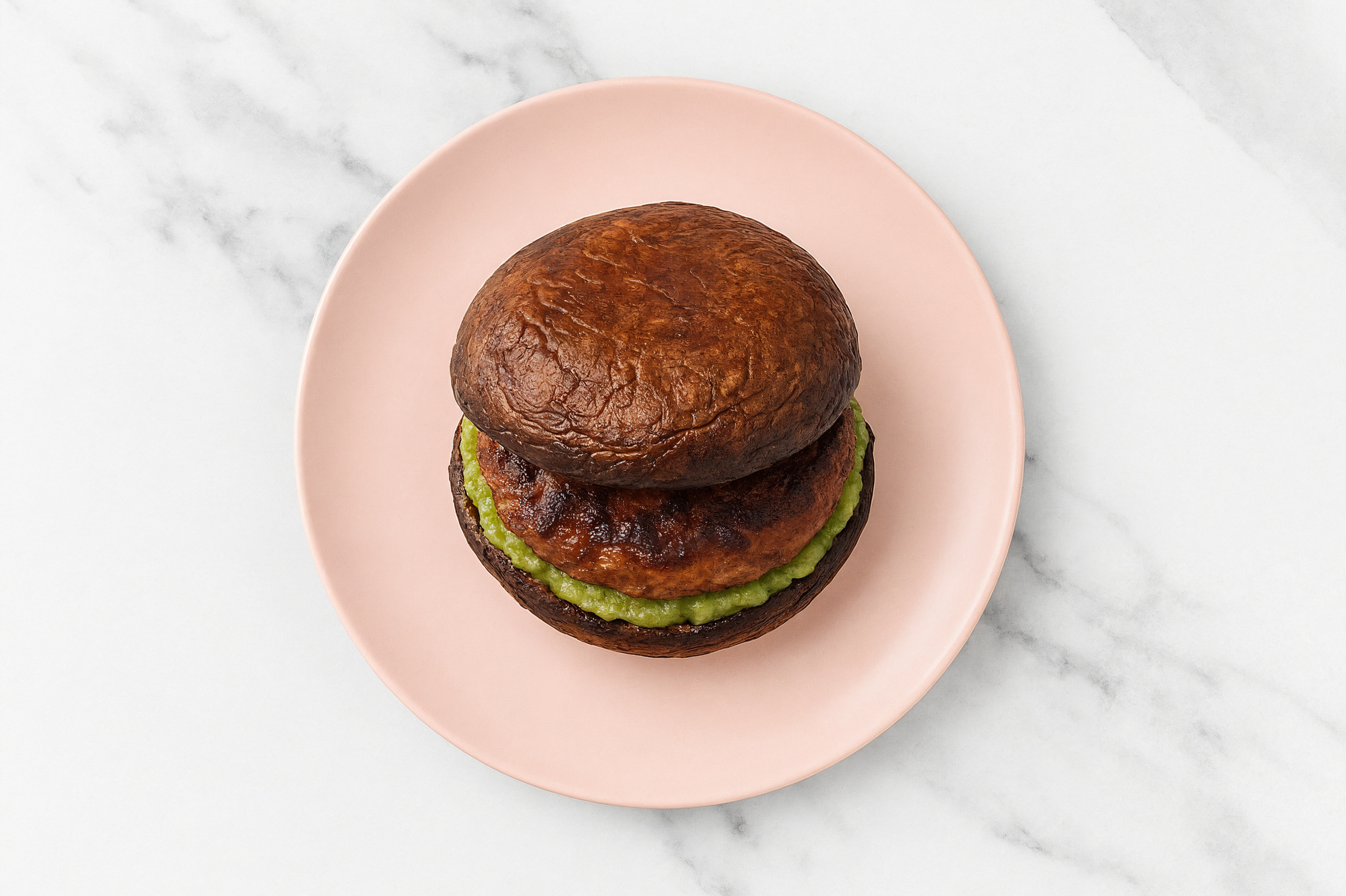 Low-Carb  Wagyu Beef + Guac Burger