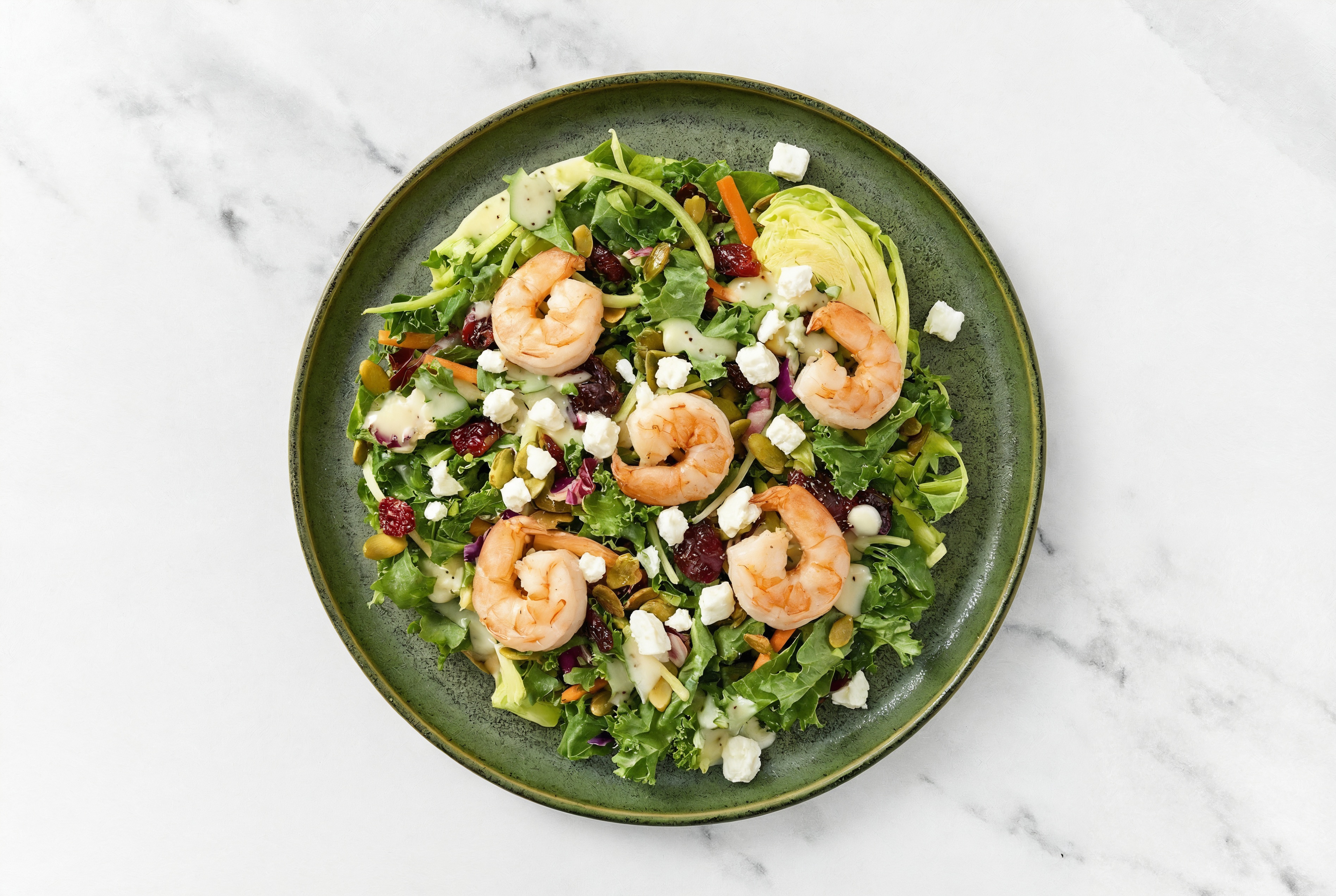 Crazy-Quick Jumbo Shrimp Kale Salad