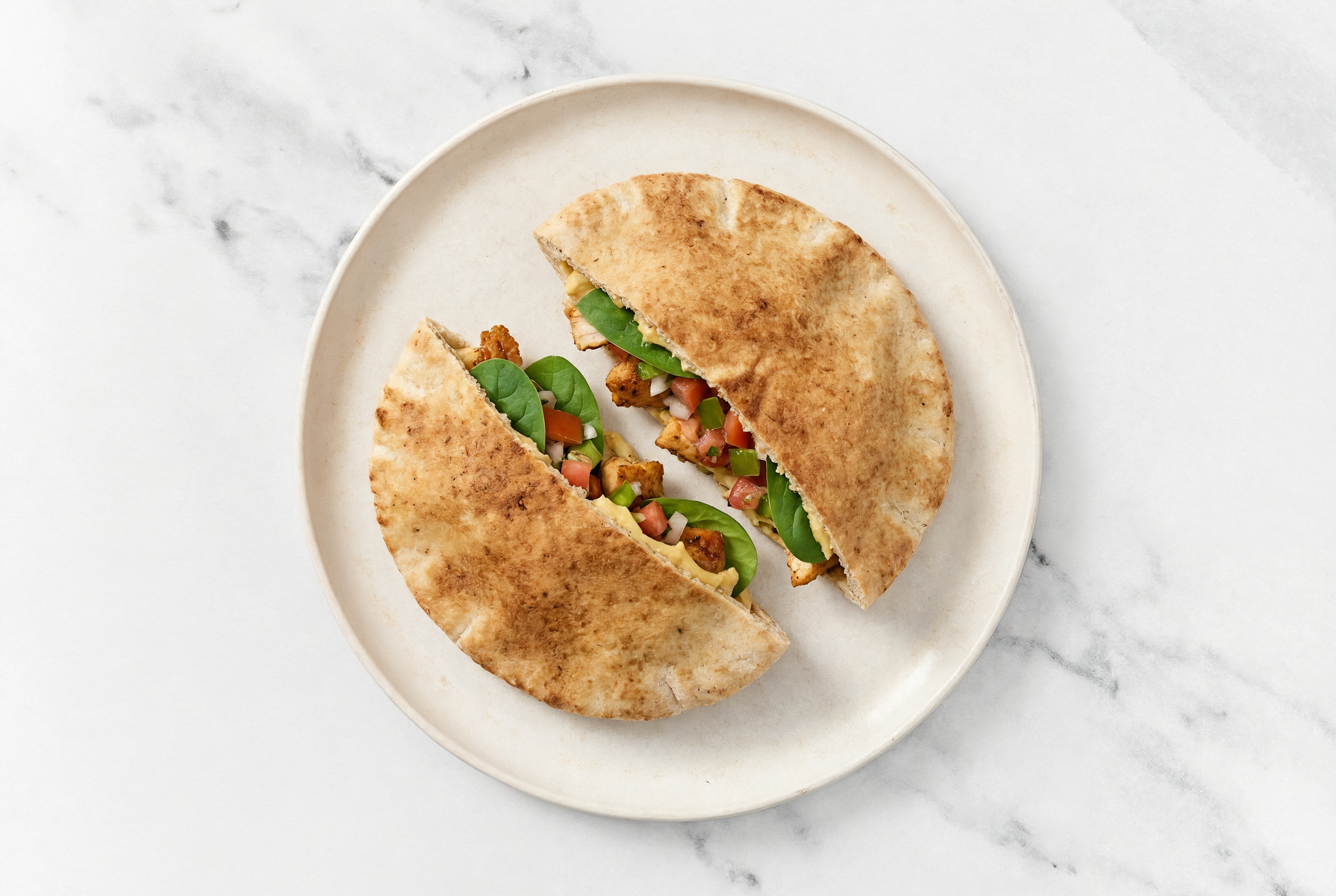 Extra-Fresh Chicken French Onion Hummus Traditional Pita Pocket
