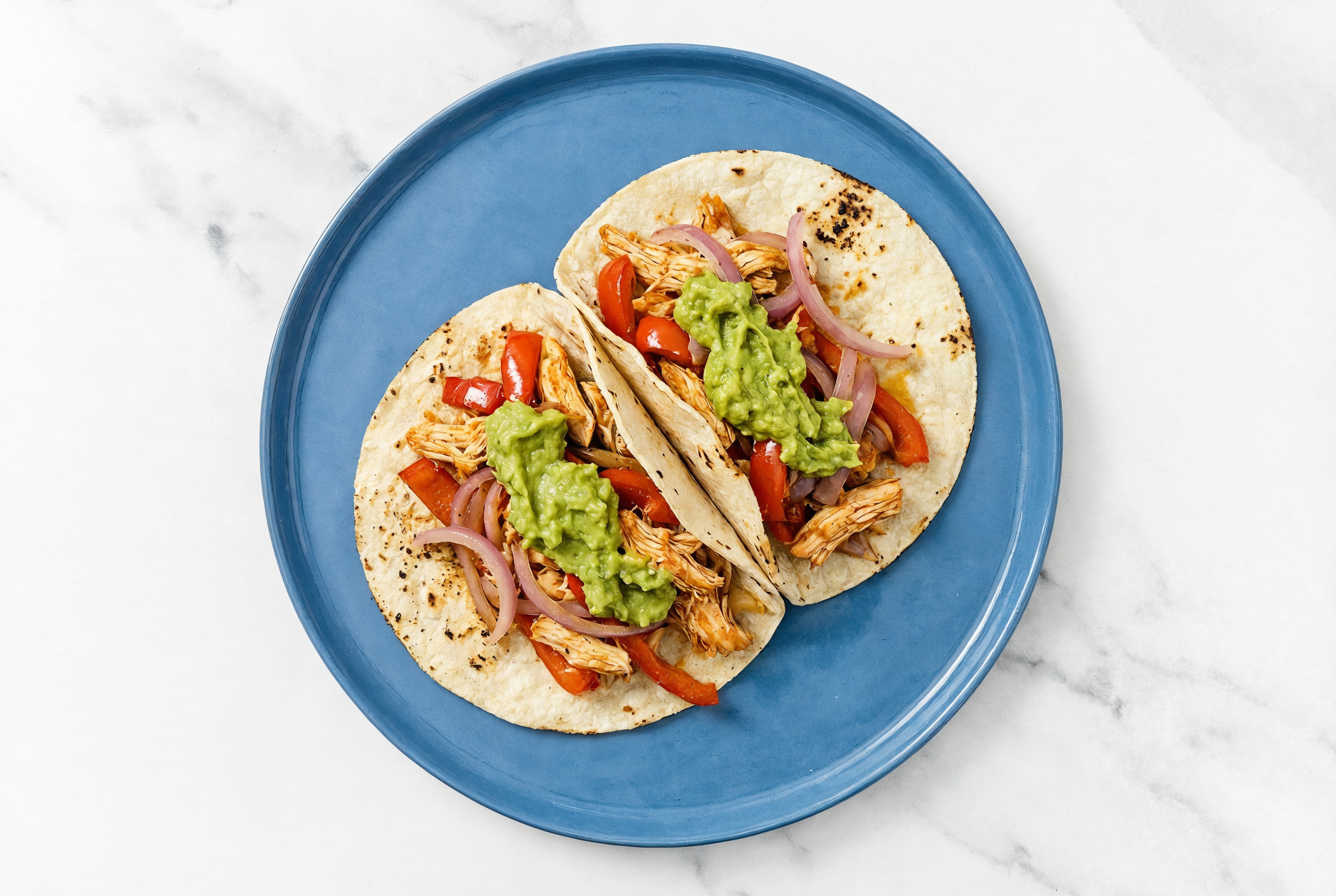 Herby Easy Peasy Chicken Fajitas with Red Bell Pepper
