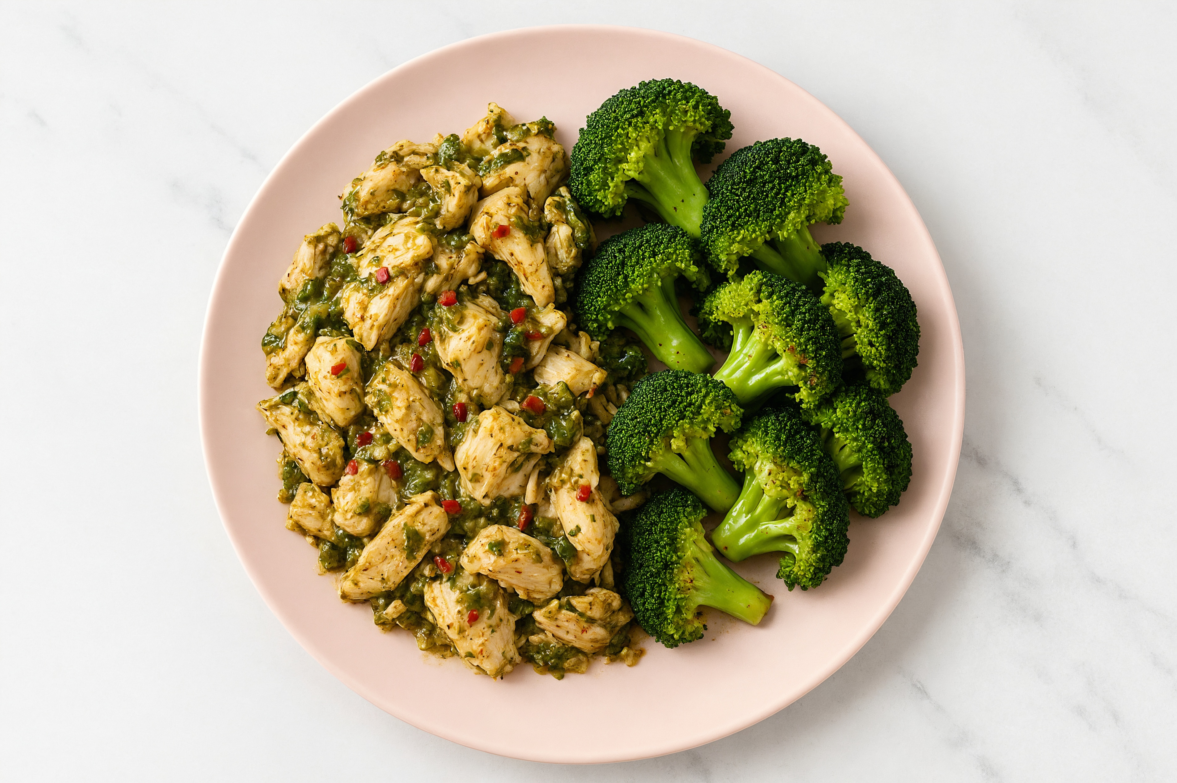 Cilantro Lime Chicken + Steamed Organic Broccoli